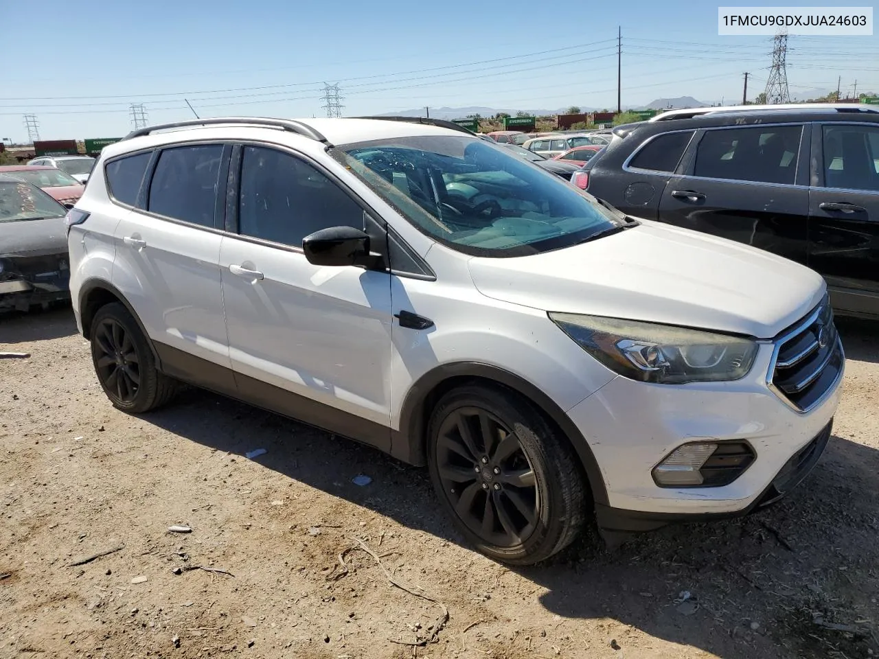 2018 Ford Escape Se VIN: 1FMCU9GDXJUA24603 Lot: 76968404