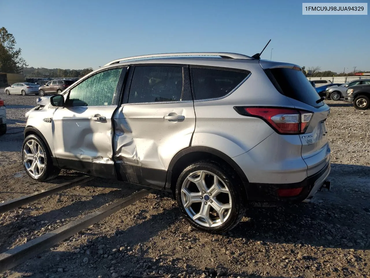 2018 Ford Escape Titanium VIN: 1FMCU9J98JUA94329 Lot: 76970254