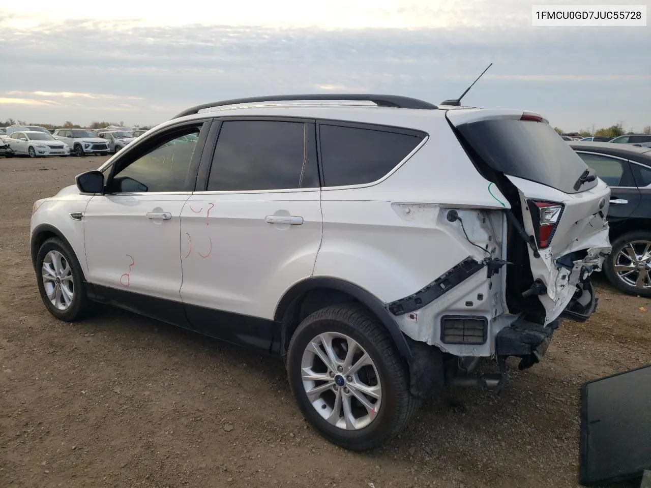 2018 Ford Escape Se VIN: 1FMCU0GD7JUC55728 Lot: 76978094