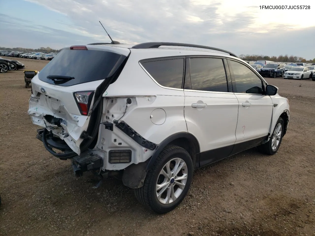 2018 Ford Escape Se VIN: 1FMCU0GD7JUC55728 Lot: 76978094