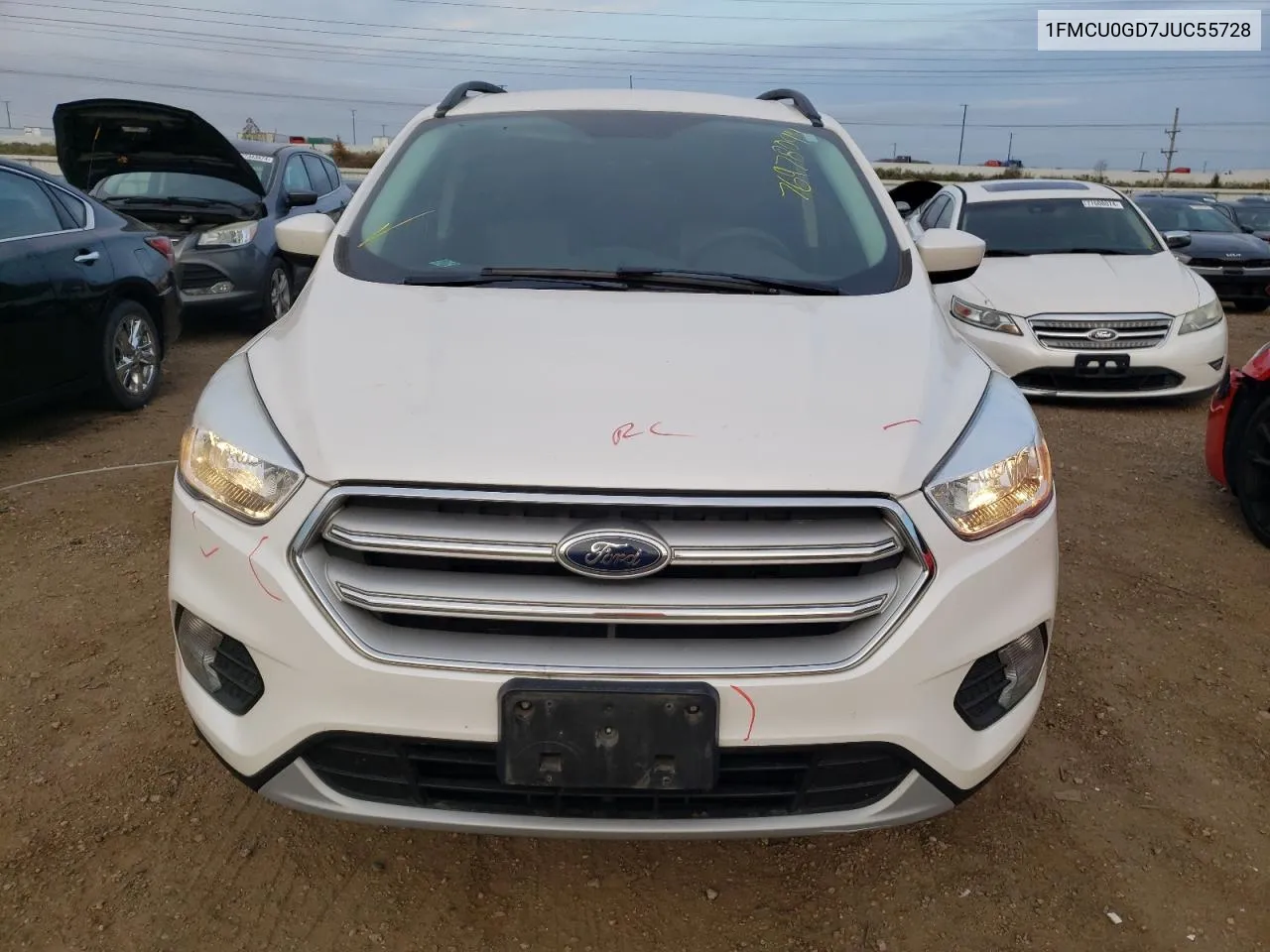 2018 Ford Escape Se VIN: 1FMCU0GD7JUC55728 Lot: 76978094