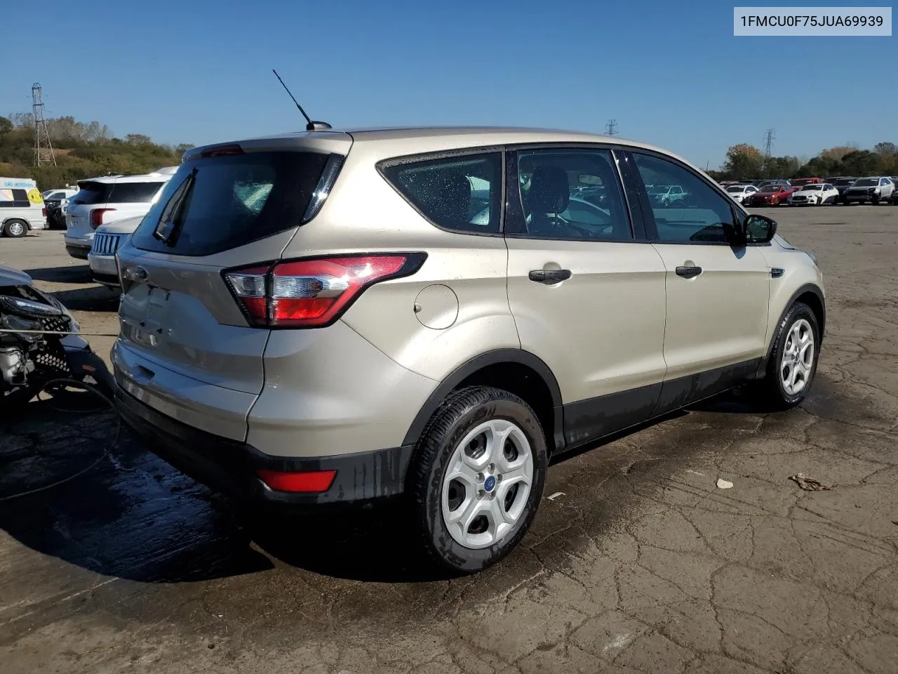 2018 Ford Escape S VIN: 1FMCU0F75JUA69939 Lot: 76984864