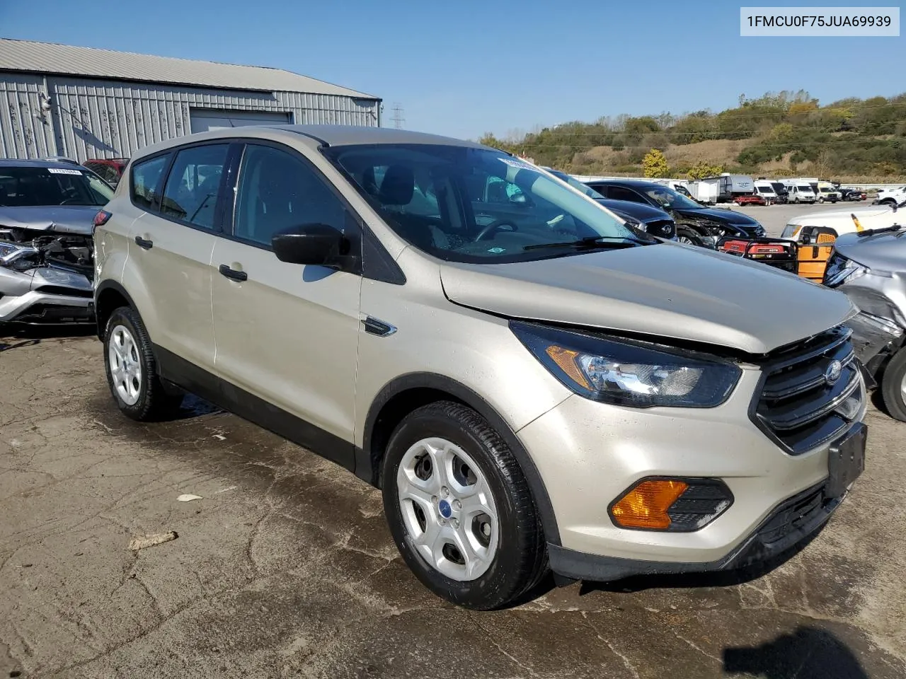 2018 Ford Escape S VIN: 1FMCU0F75JUA69939 Lot: 76984864