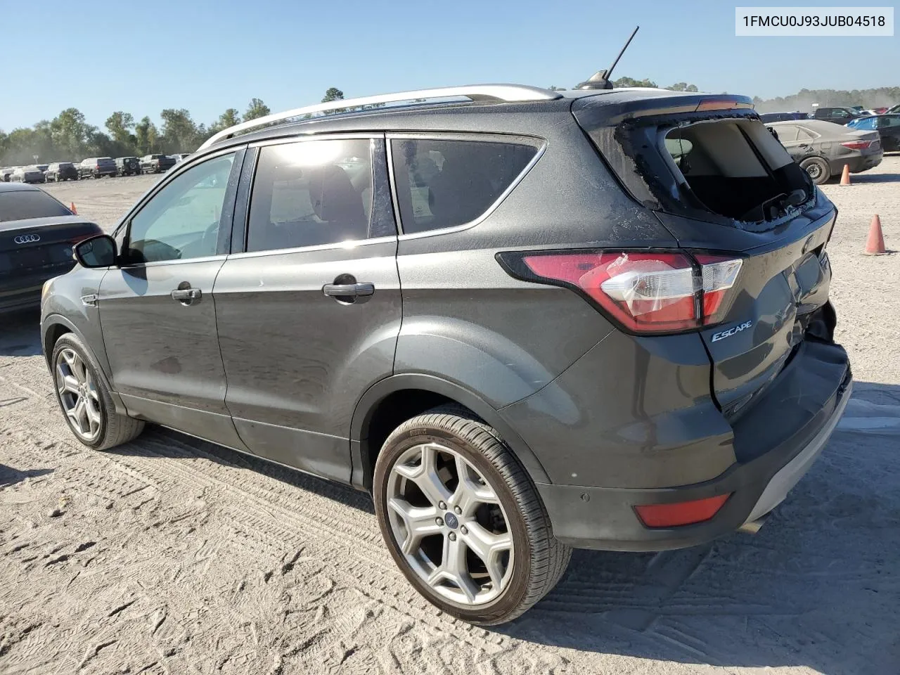 2018 Ford Escape Titanium VIN: 1FMCU0J93JUB04518 Lot: 77031684