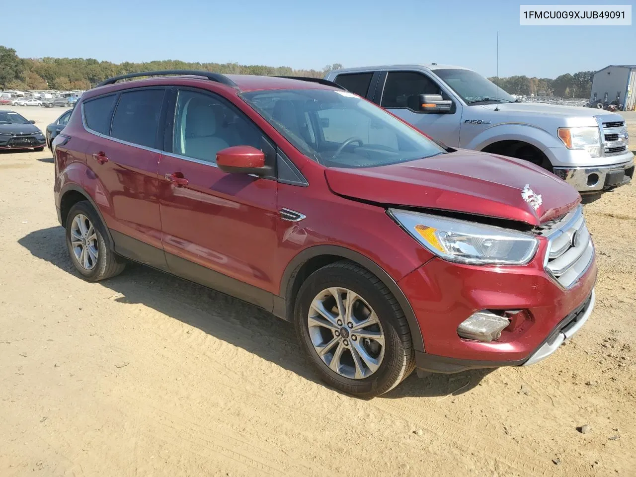 2018 Ford Escape Se VIN: 1FMCU0G9XJUB49091 Lot: 77196434