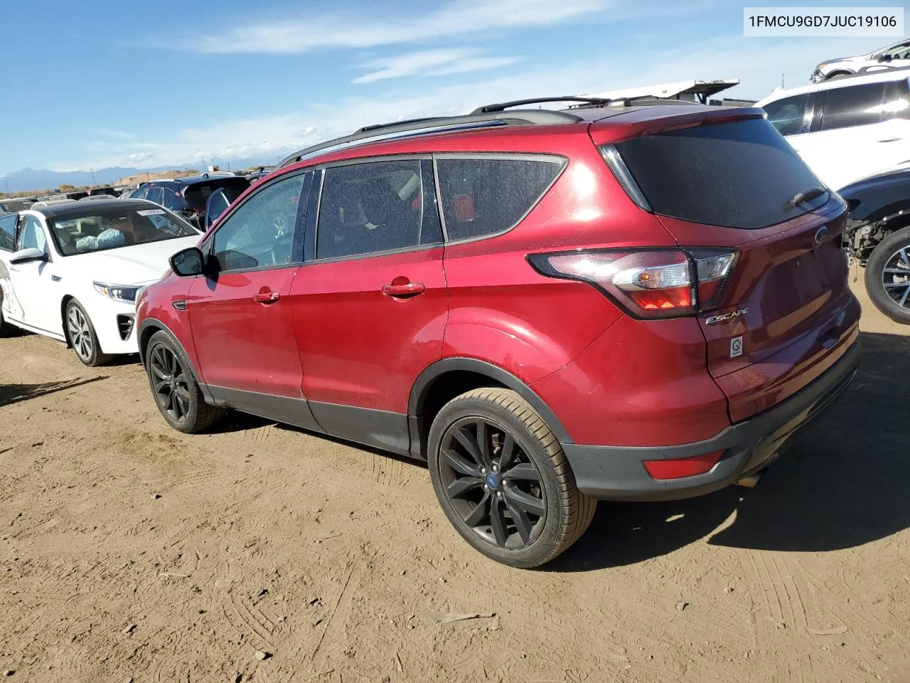 2018 Ford Escape Se VIN: 1FMCU9GD7JUC19106 Lot: 77213544