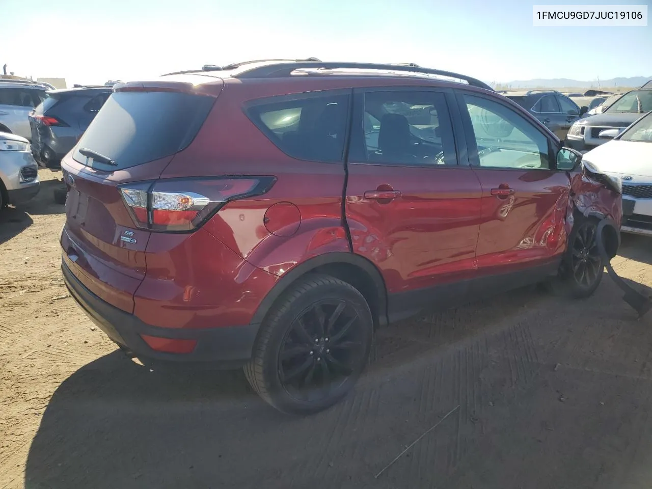 2018 Ford Escape Se VIN: 1FMCU9GD7JUC19106 Lot: 77213544