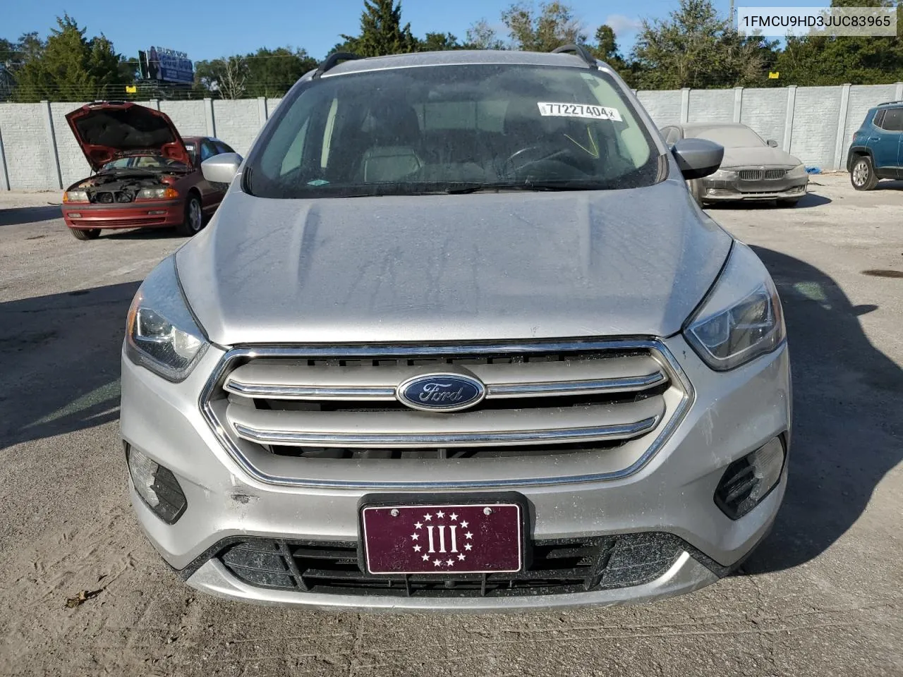 2018 Ford Escape Sel VIN: 1FMCU9HD3JUC83965 Lot: 77227404