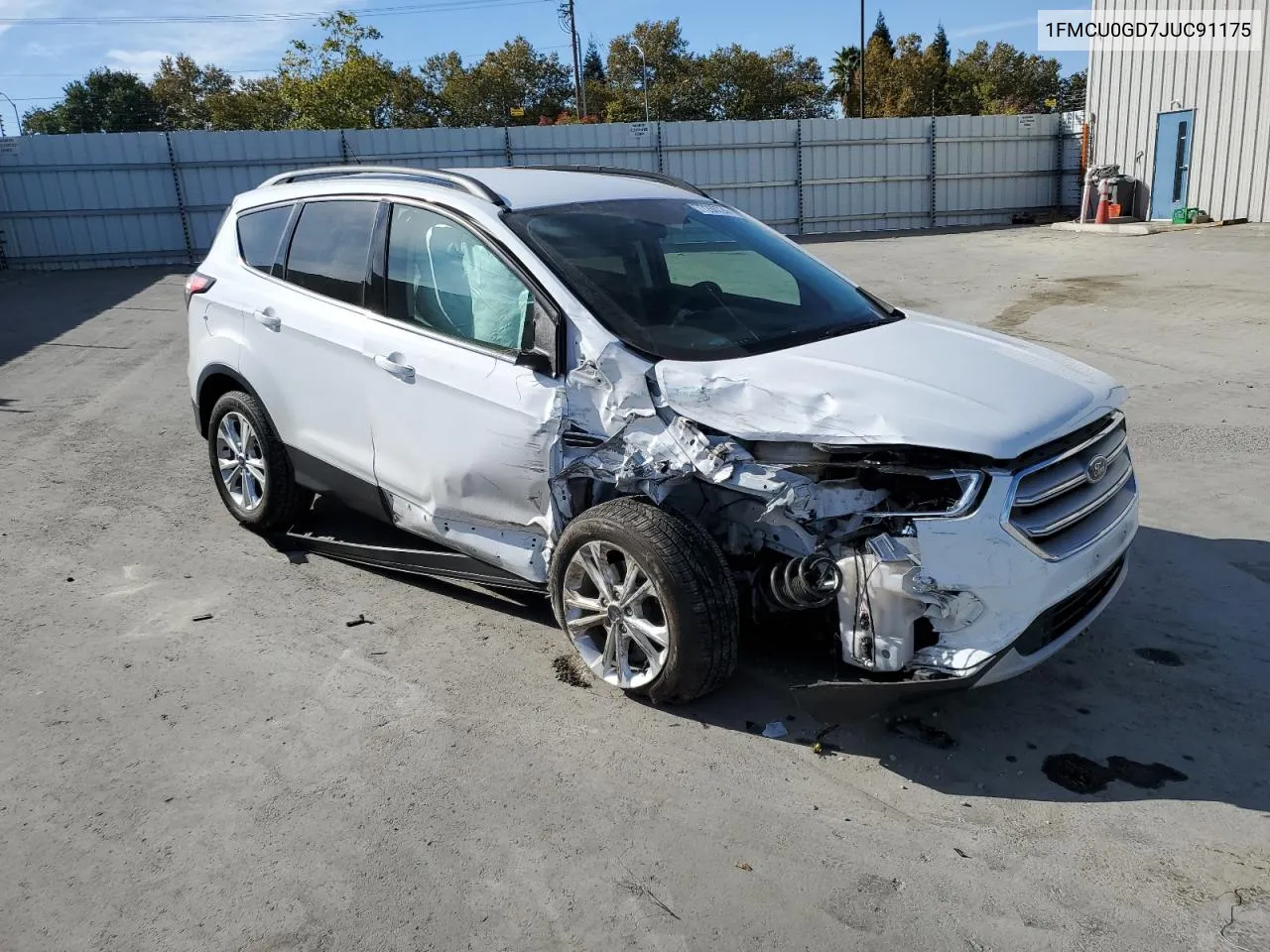 2018 Ford Escape Se VIN: 1FMCU0GD7JUC91175 Lot: 77260724