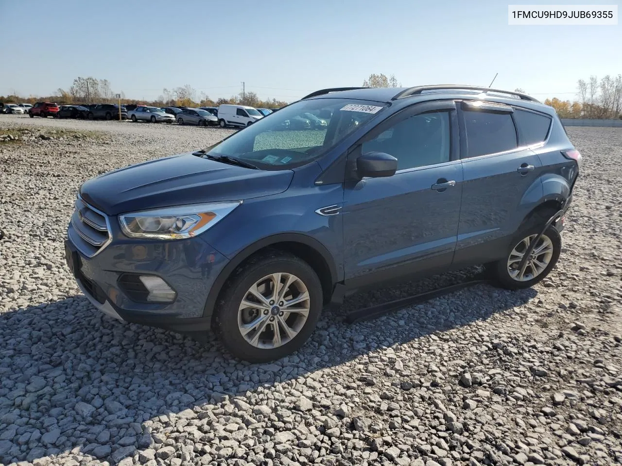 2018 Ford Escape Sel VIN: 1FMCU9HD9JUB69355 Lot: 77271064