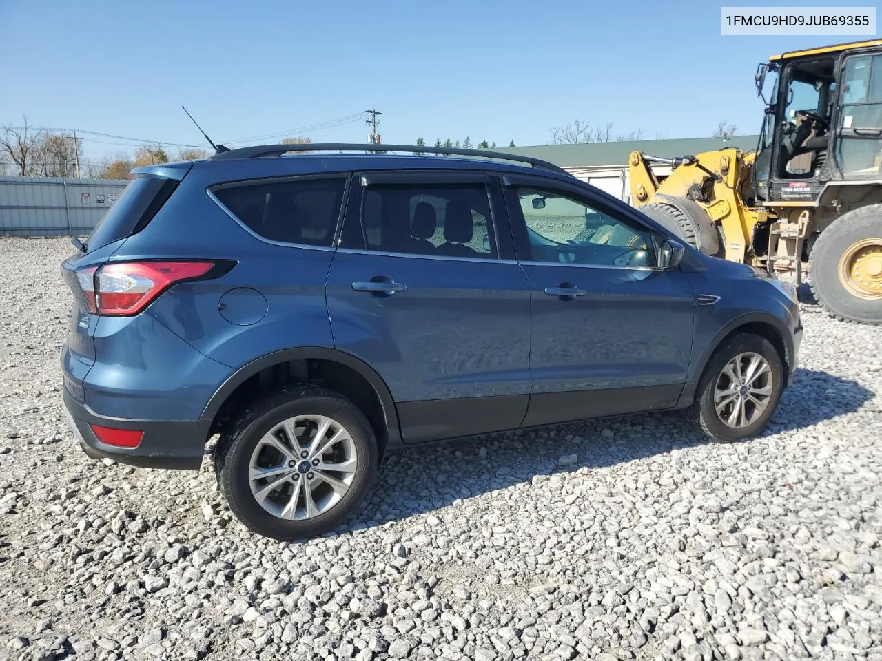 2018 Ford Escape Sel VIN: 1FMCU9HD9JUB69355 Lot: 77271064