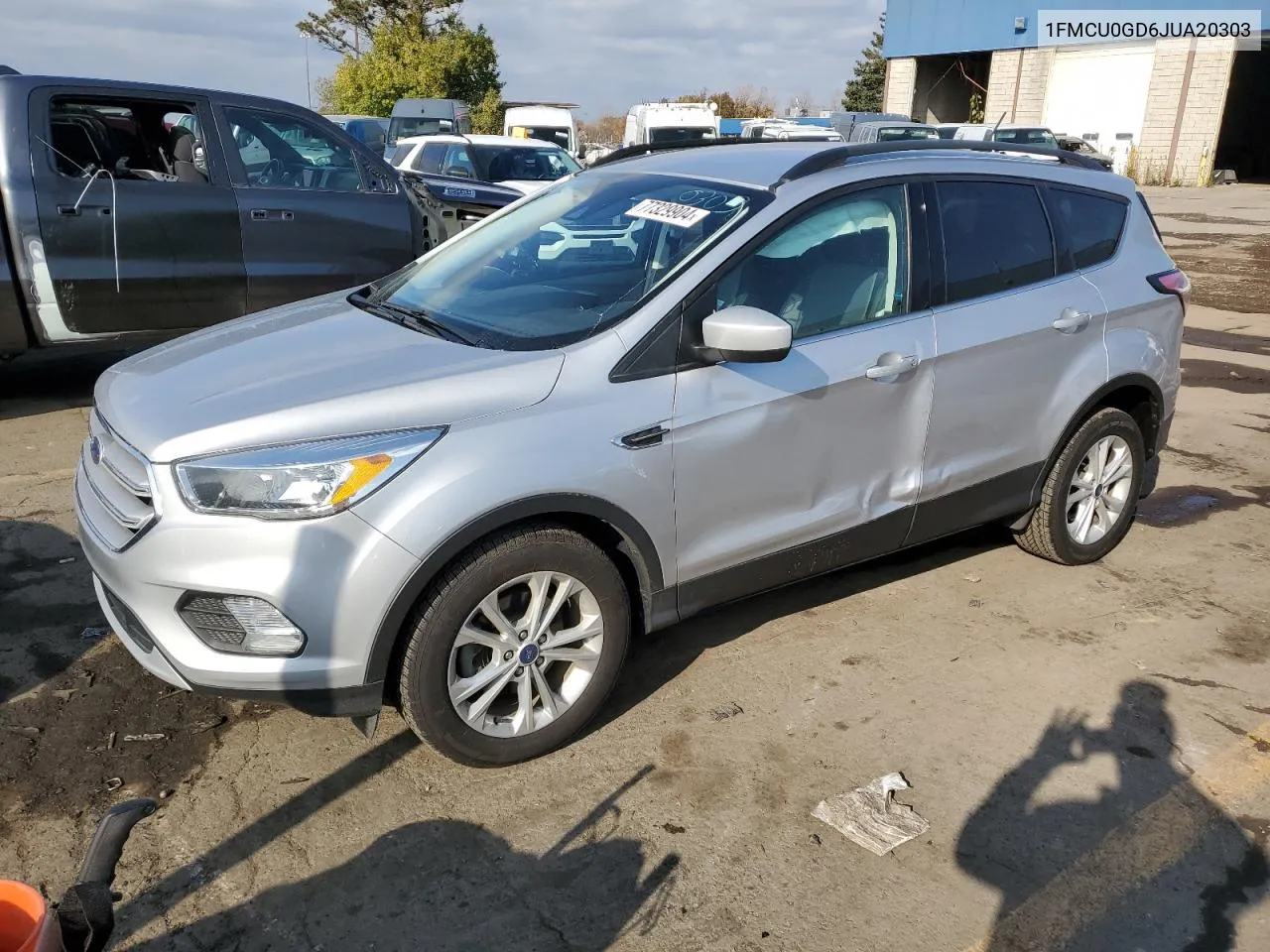 2018 Ford Escape Se VIN: 1FMCU0GD6JUA20303 Lot: 77329904