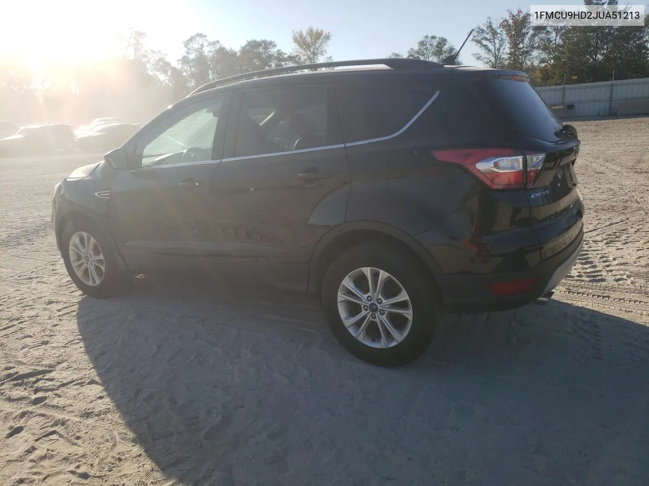 2018 Ford Escape Sel VIN: 1FMCU9HD2JUA51213 Lot: 77343354