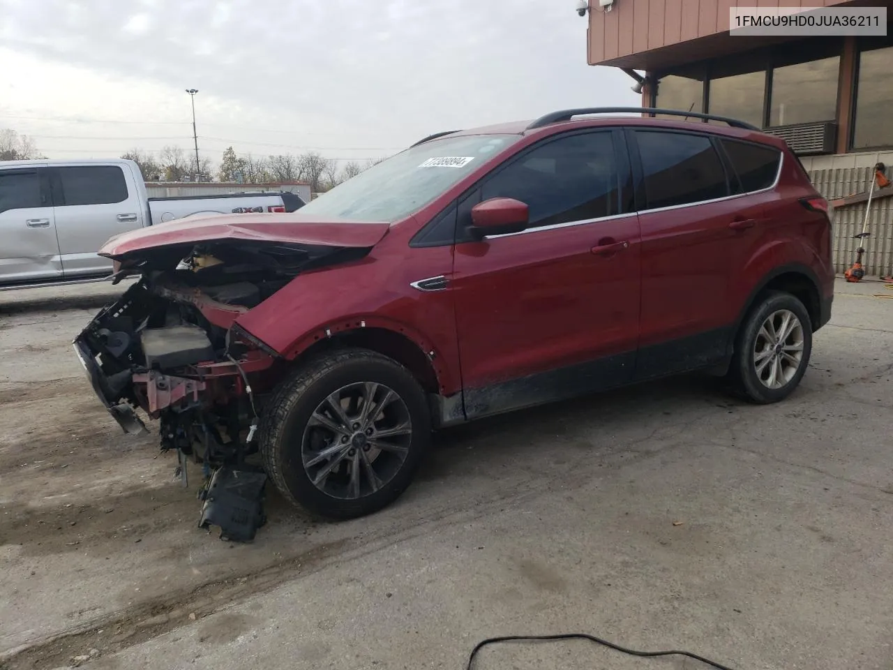 2018 Ford Escape Sel VIN: 1FMCU9HD0JUA36211 Lot: 77389894