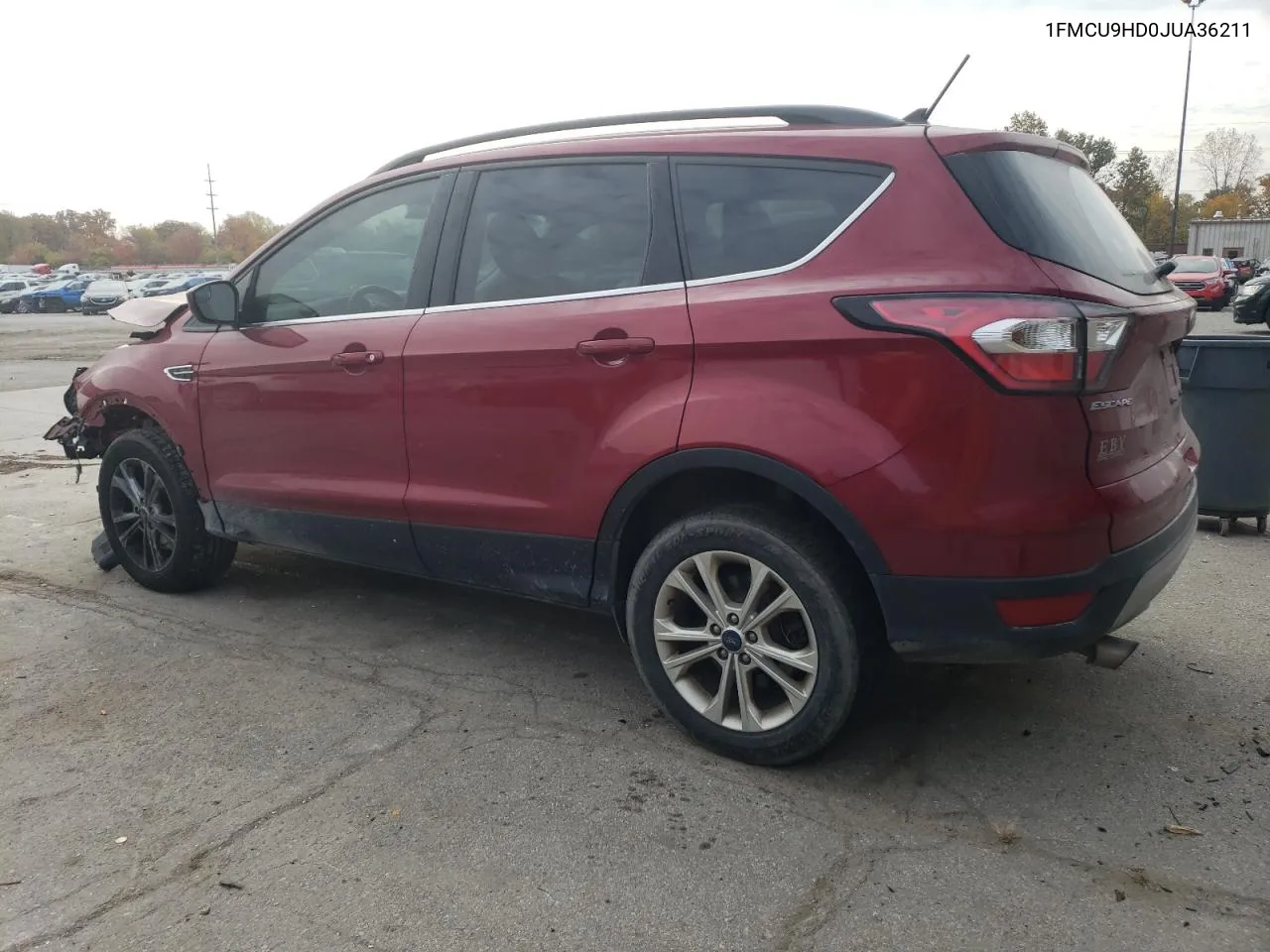 2018 Ford Escape Sel VIN: 1FMCU9HD0JUA36211 Lot: 77389894