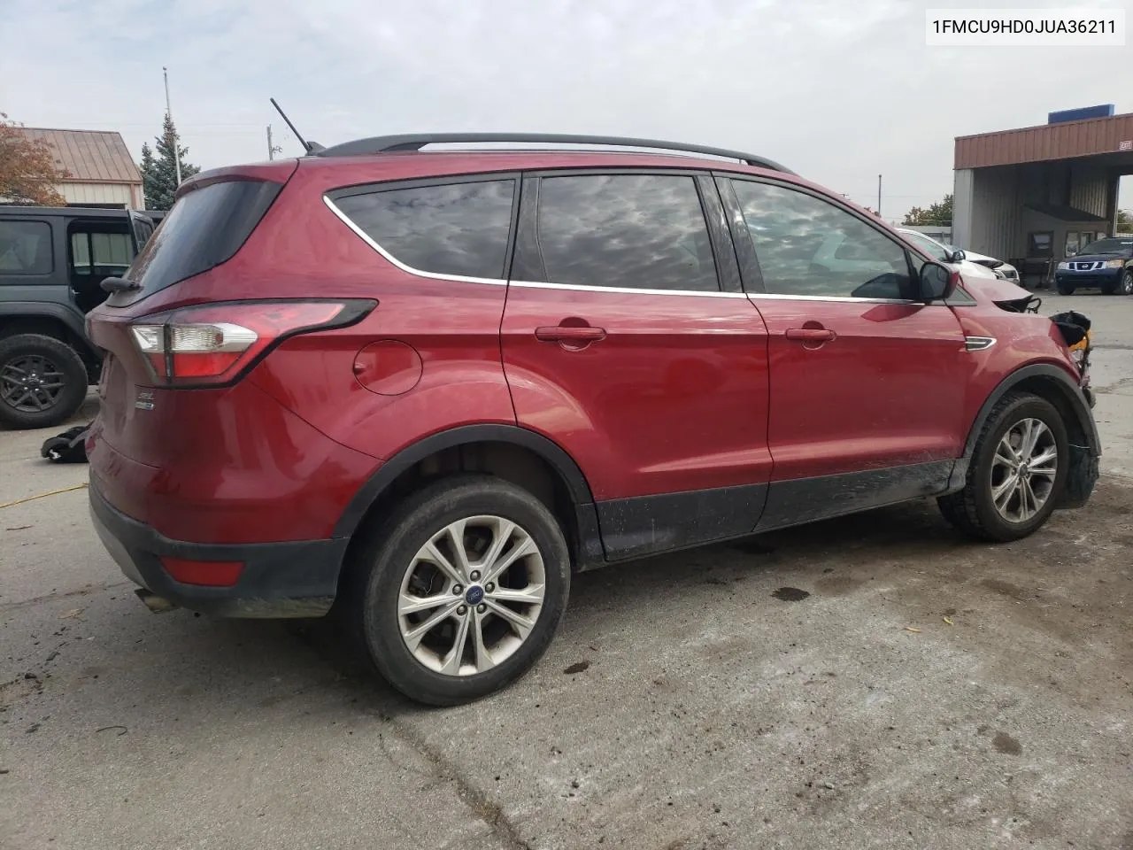 2018 Ford Escape Sel VIN: 1FMCU9HD0JUA36211 Lot: 77389894