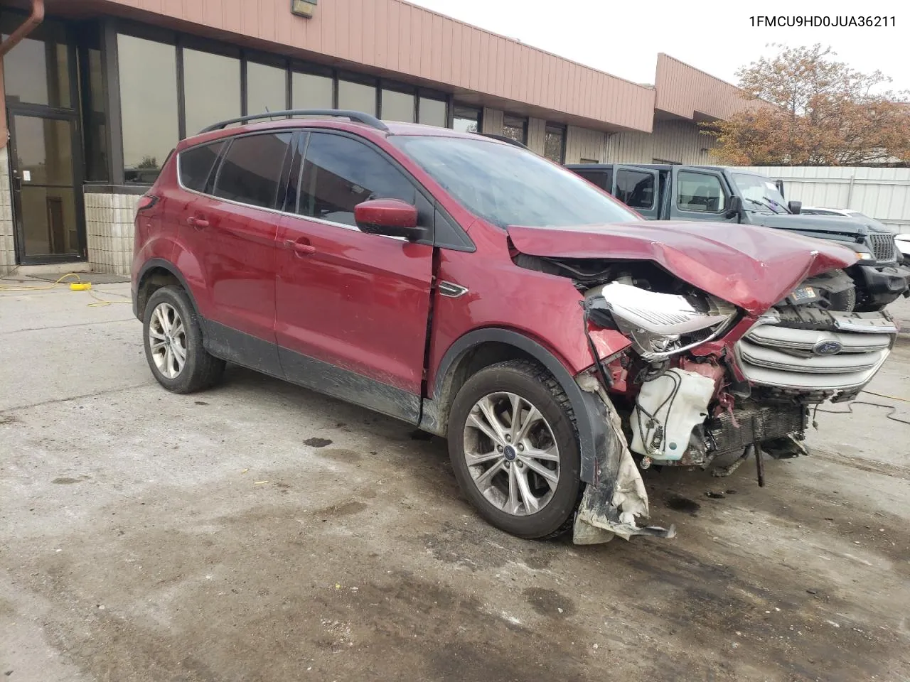 2018 Ford Escape Sel VIN: 1FMCU9HD0JUA36211 Lot: 77389894