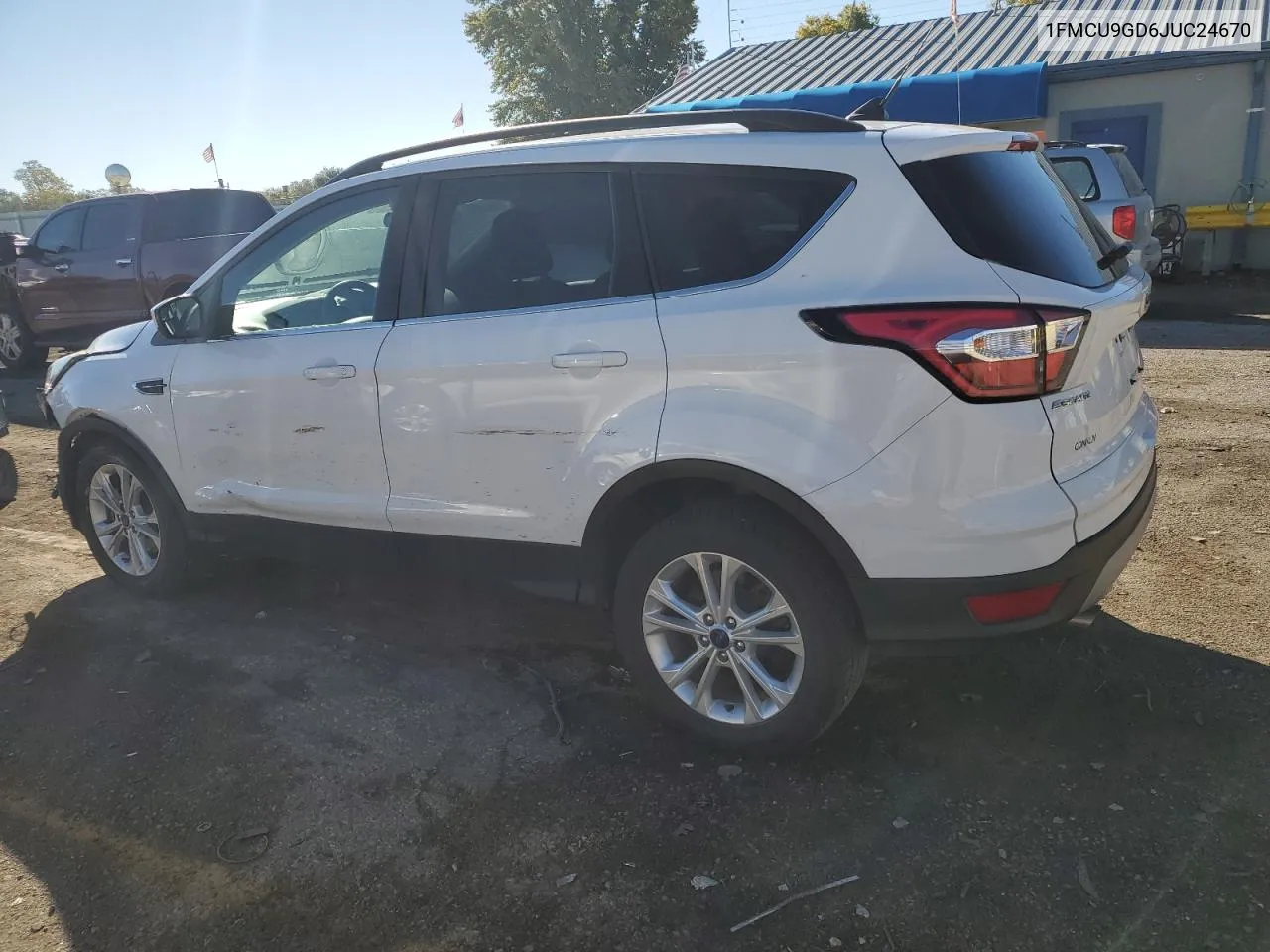 2018 Ford Escape Se VIN: 1FMCU9GD6JUC24670 Lot: 77483474