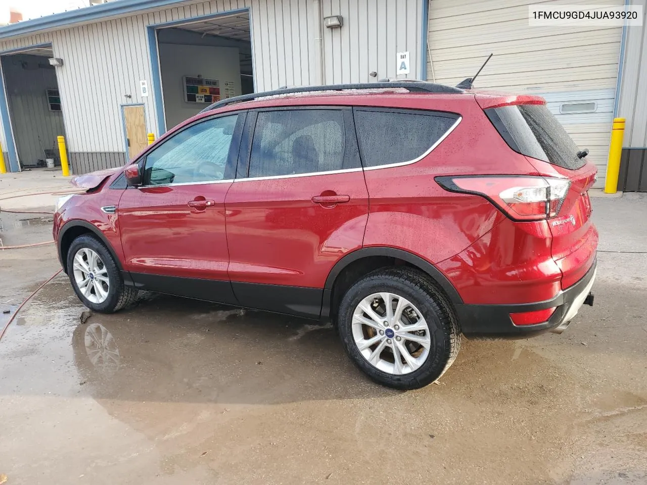 2018 Ford Escape Se VIN: 1FMCU9GD4JUA93920 Lot: 77593434