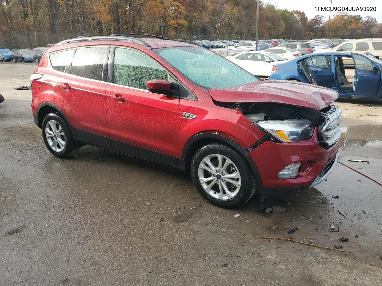 2018 Ford Escape Se VIN: 1FMCU9GD4JUA93920 Lot: 77593434