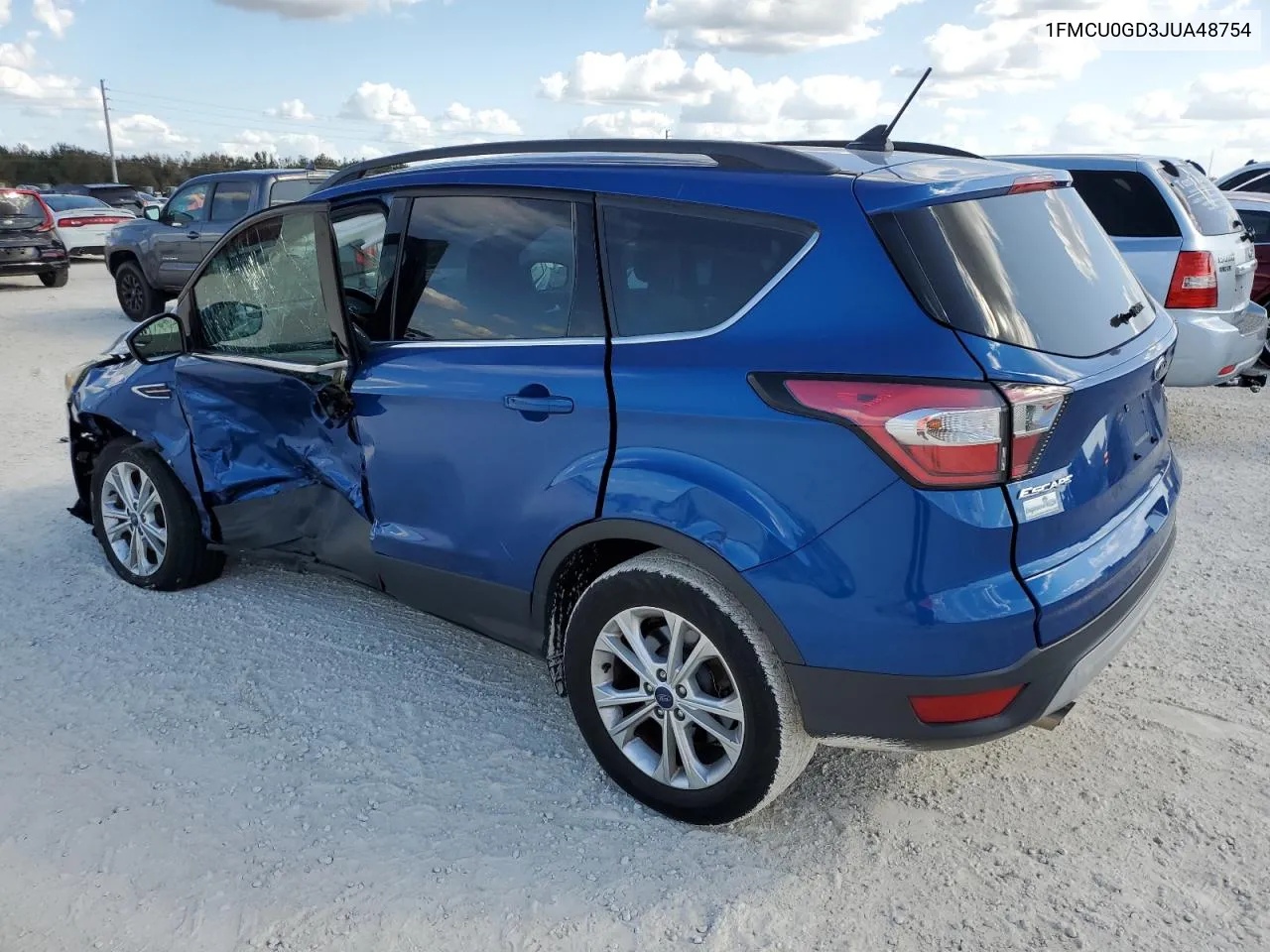 2018 Ford Escape Se VIN: 1FMCU0GD3JUA48754 Lot: 77769504