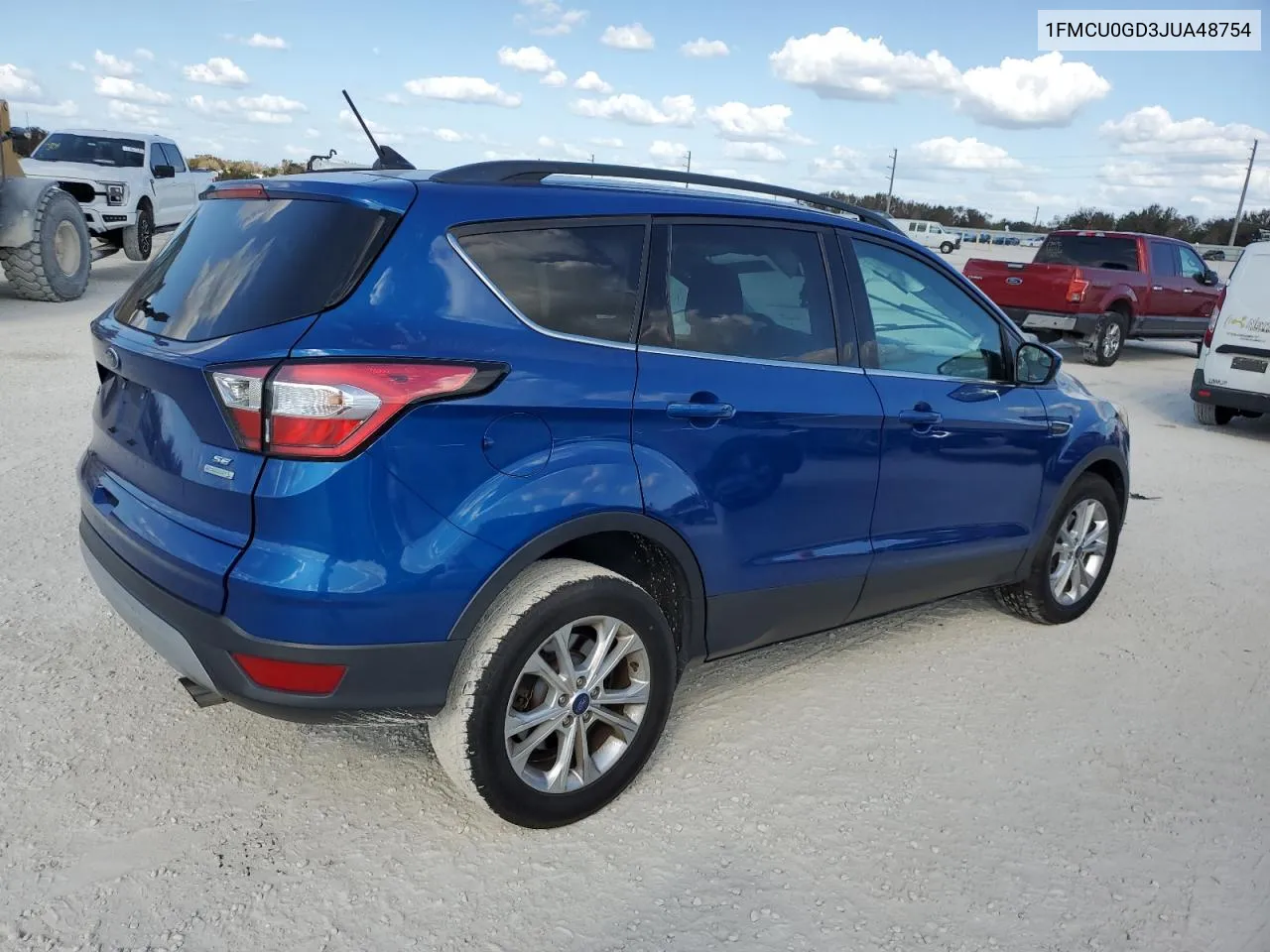 2018 Ford Escape Se VIN: 1FMCU0GD3JUA48754 Lot: 77769504