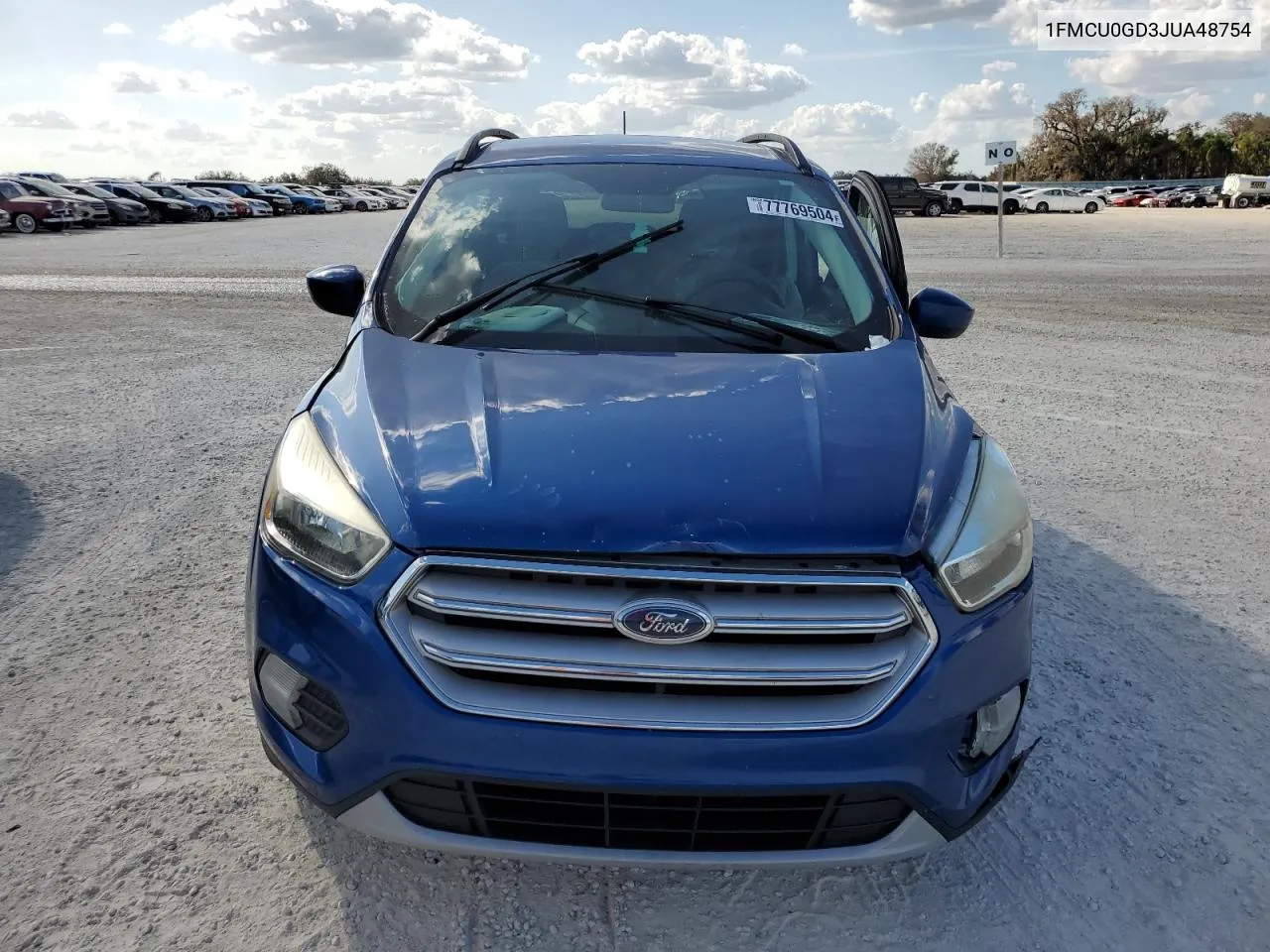 2018 Ford Escape Se VIN: 1FMCU0GD3JUA48754 Lot: 77769504