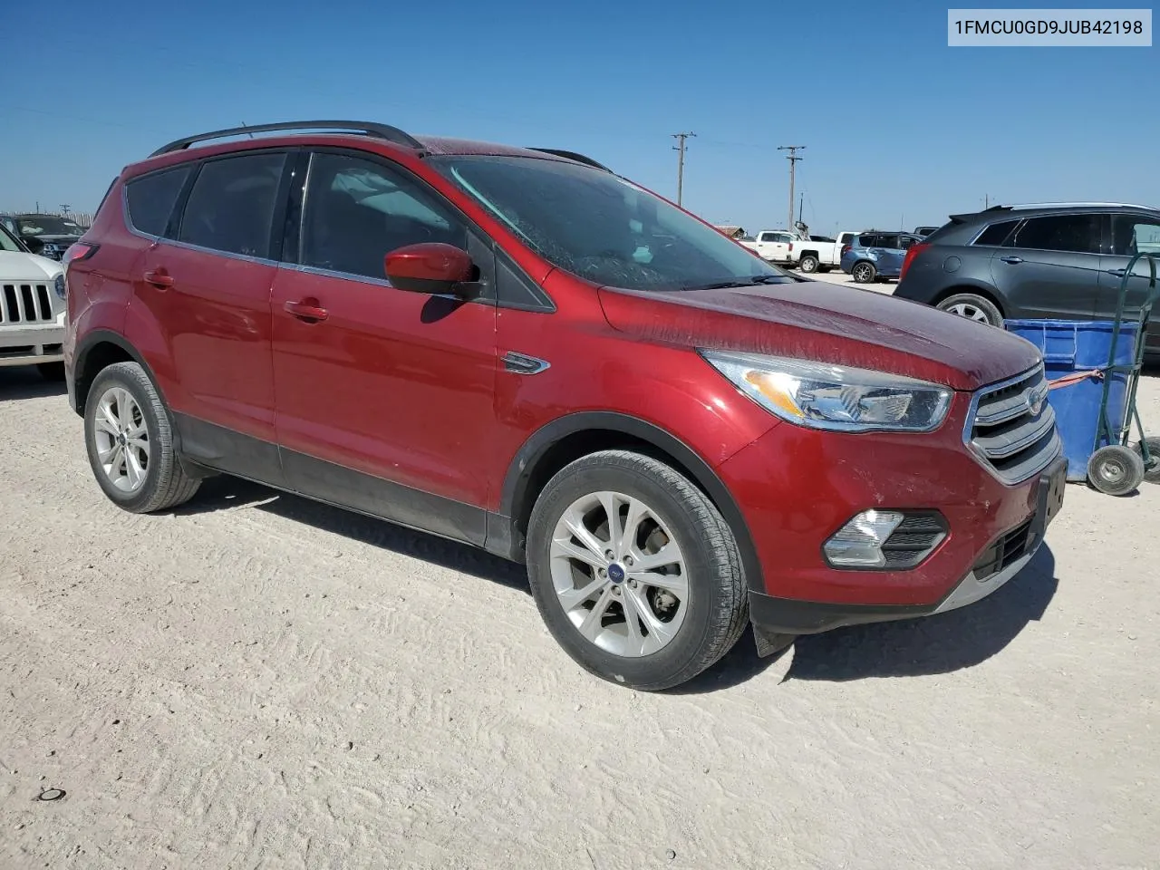 2018 Ford Escape Se VIN: 1FMCU0GD9JUB42198 Lot: 77780574