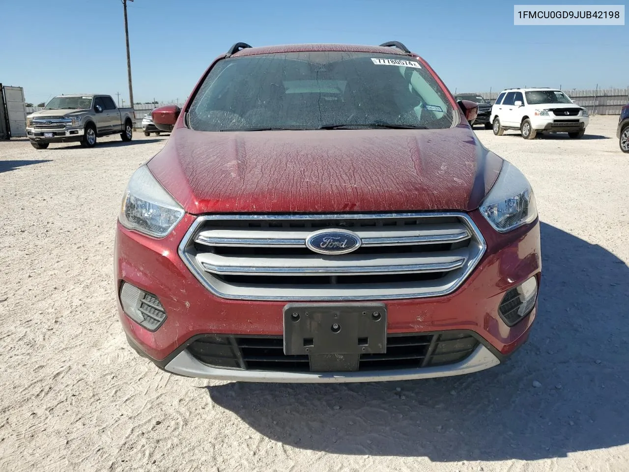 2018 Ford Escape Se VIN: 1FMCU0GD9JUB42198 Lot: 77780574