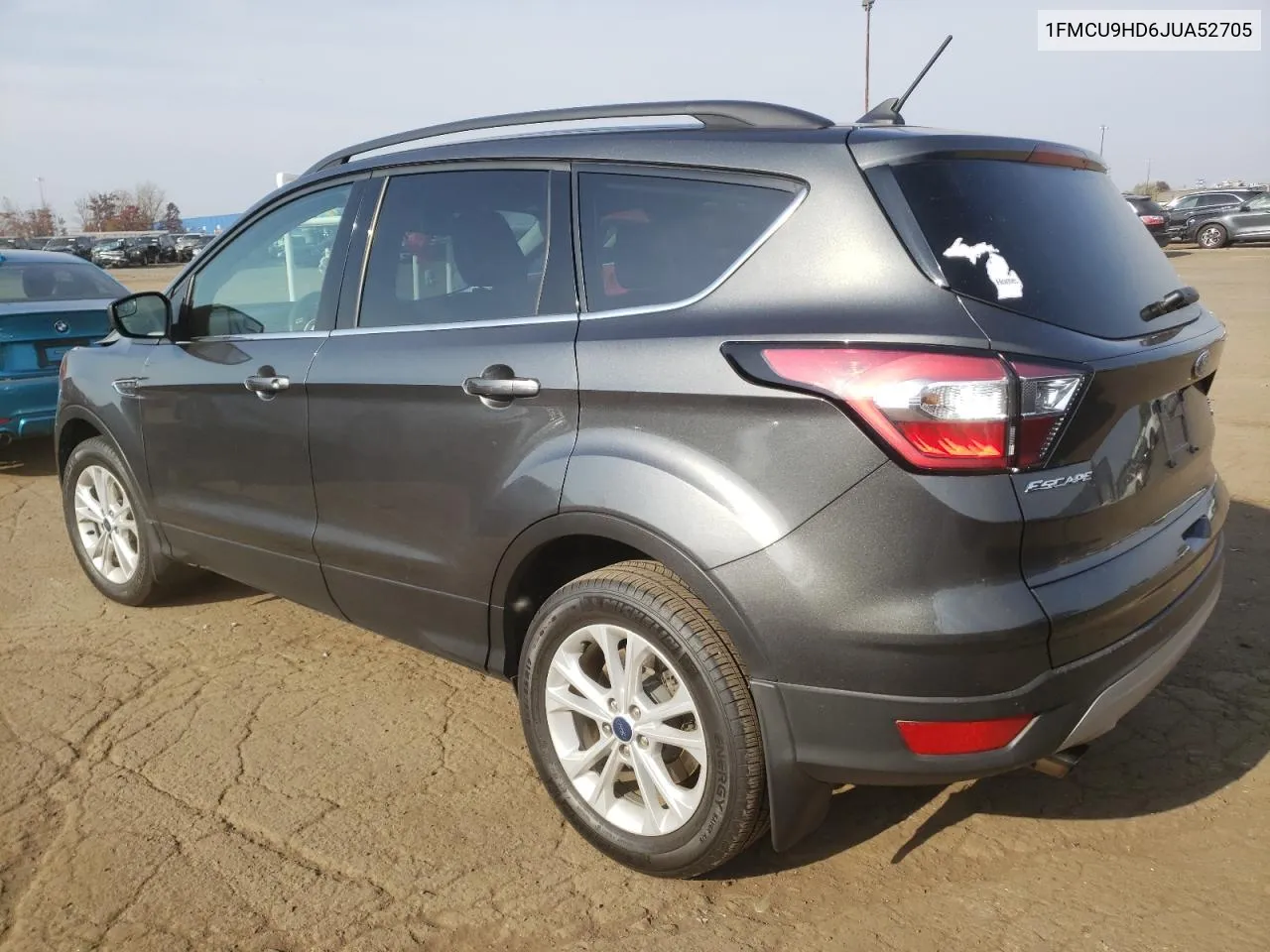 2018 Ford Escape Sel VIN: 1FMCU9HD6JUA52705 Lot: 77795794