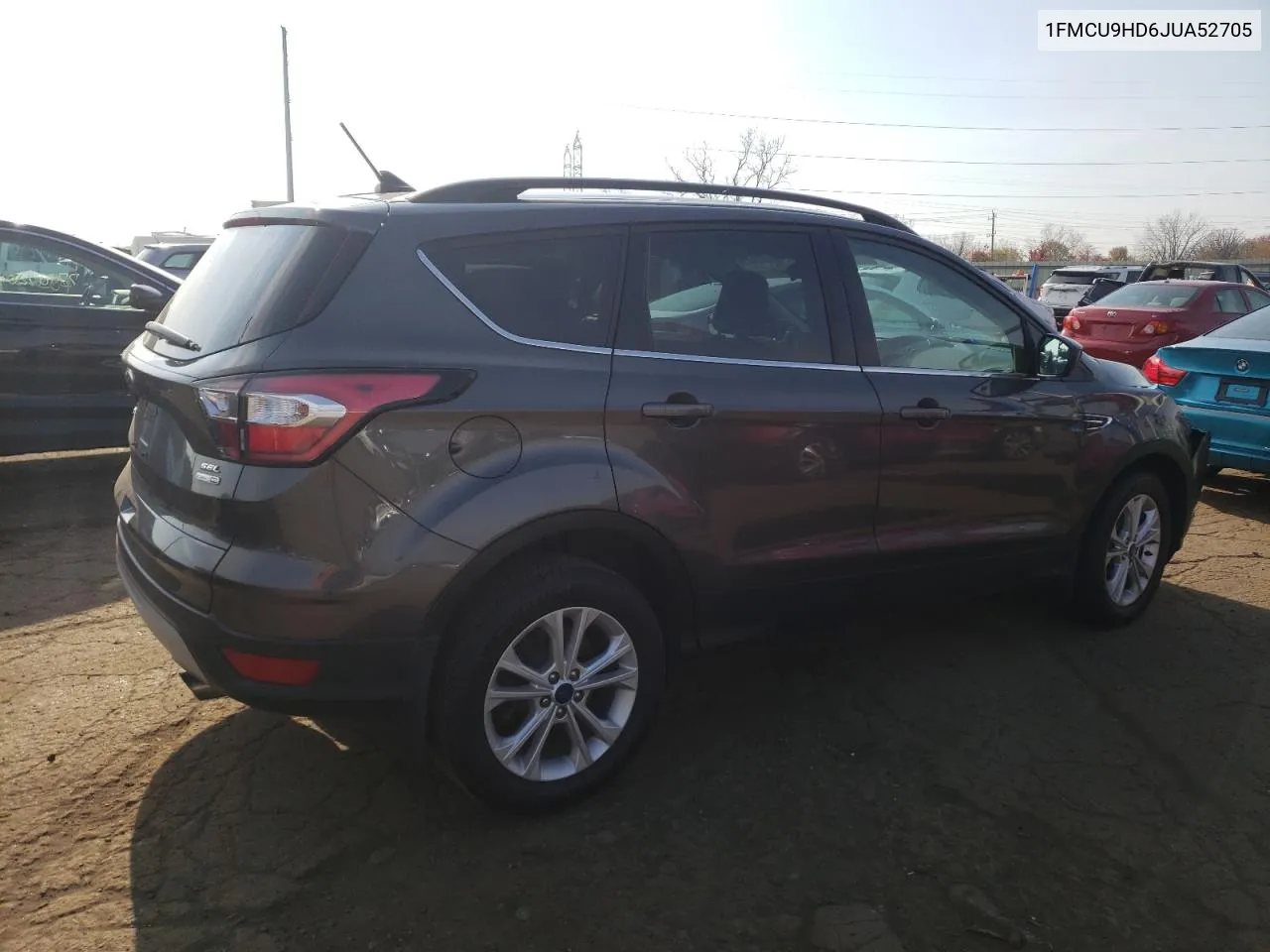 2018 Ford Escape Sel VIN: 1FMCU9HD6JUA52705 Lot: 77795794