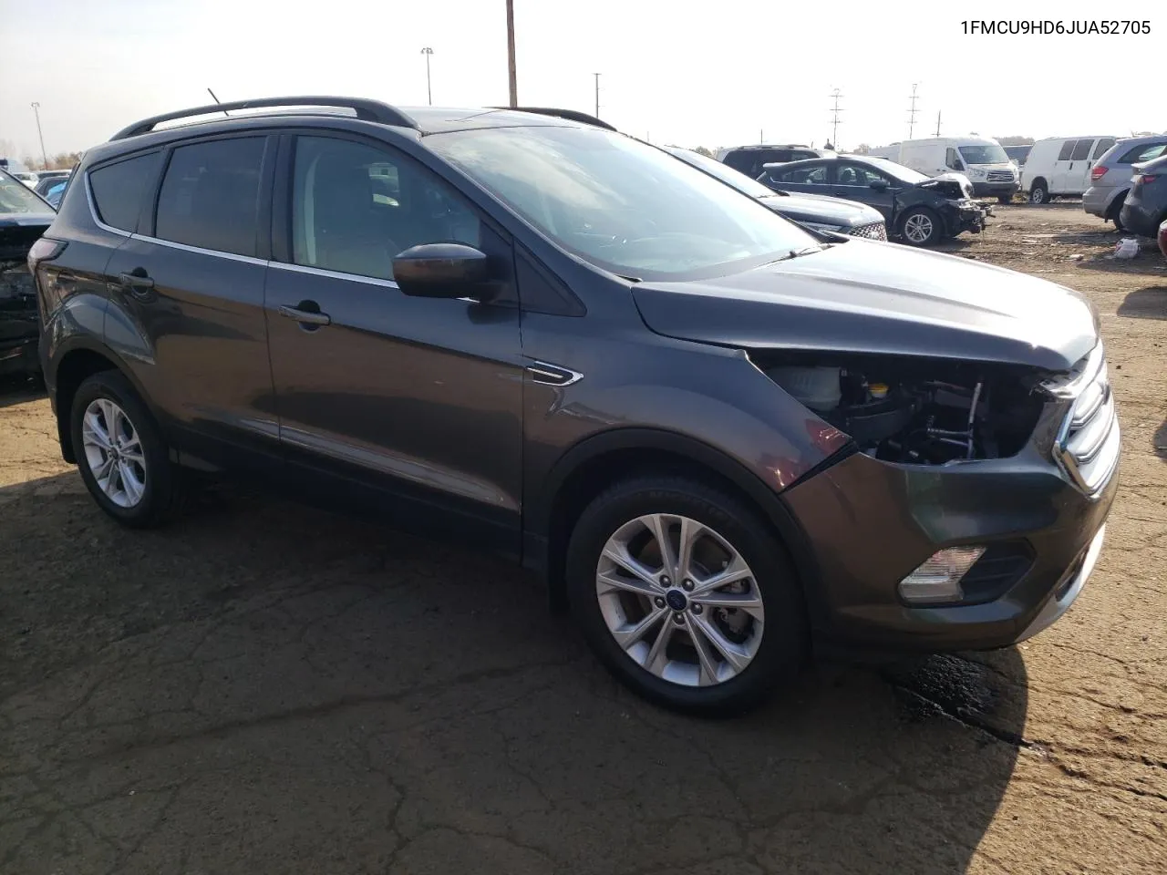 2018 Ford Escape Sel VIN: 1FMCU9HD6JUA52705 Lot: 77795794