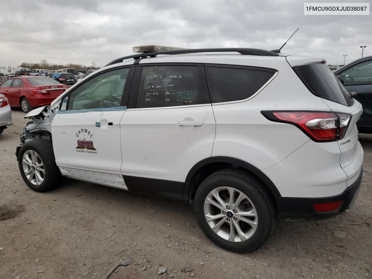 2018 Ford Escape Se VIN: 1FMCU9GDXJUD38087 Lot: 77865594