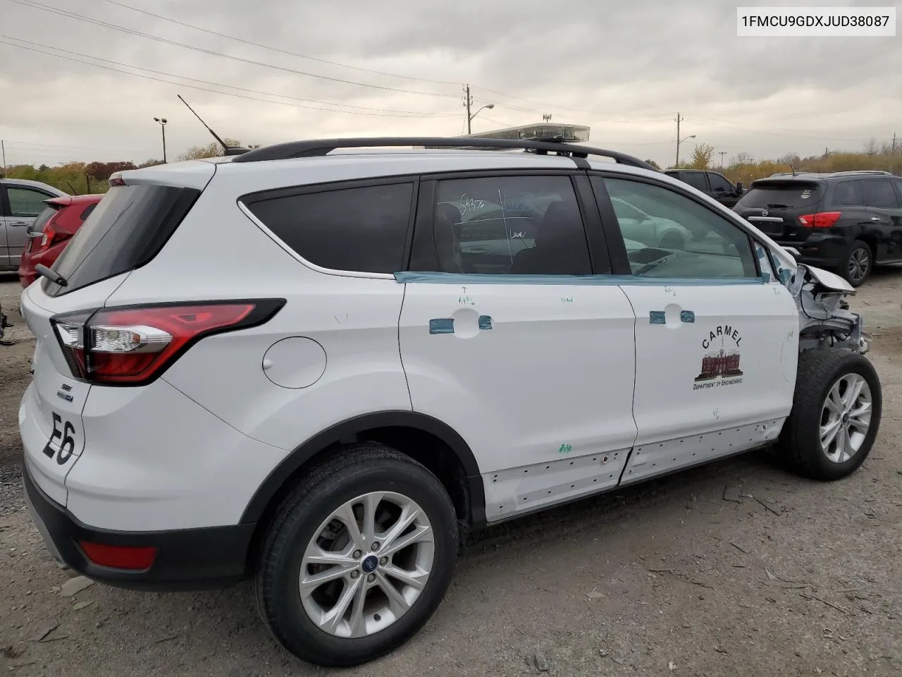 2018 Ford Escape Se VIN: 1FMCU9GDXJUD38087 Lot: 77865594