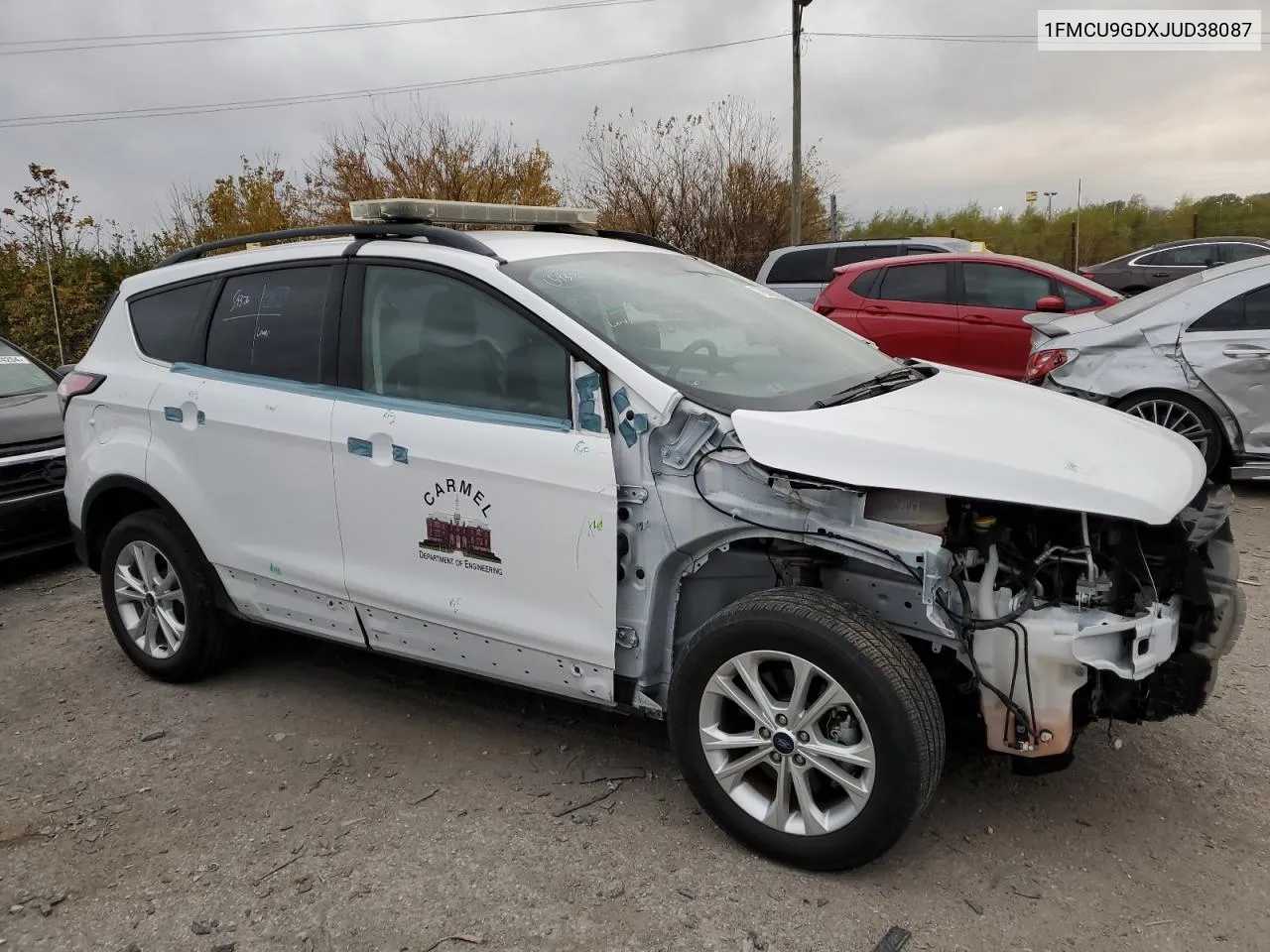 2018 Ford Escape Se VIN: 1FMCU9GDXJUD38087 Lot: 77865594