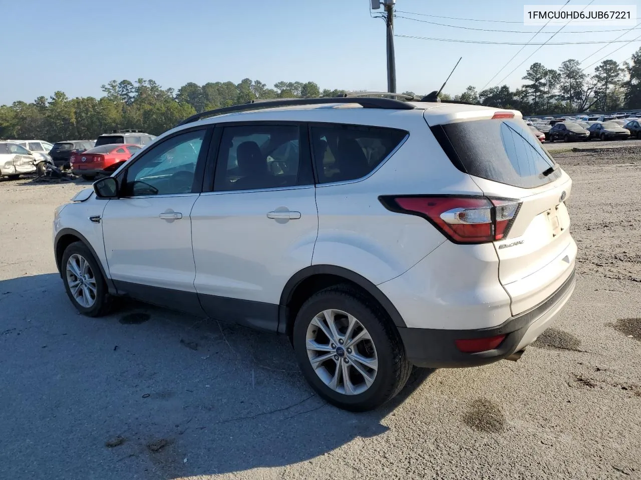 2018 Ford Escape Sel VIN: 1FMCU0HD6JUB67221 Lot: 77873064