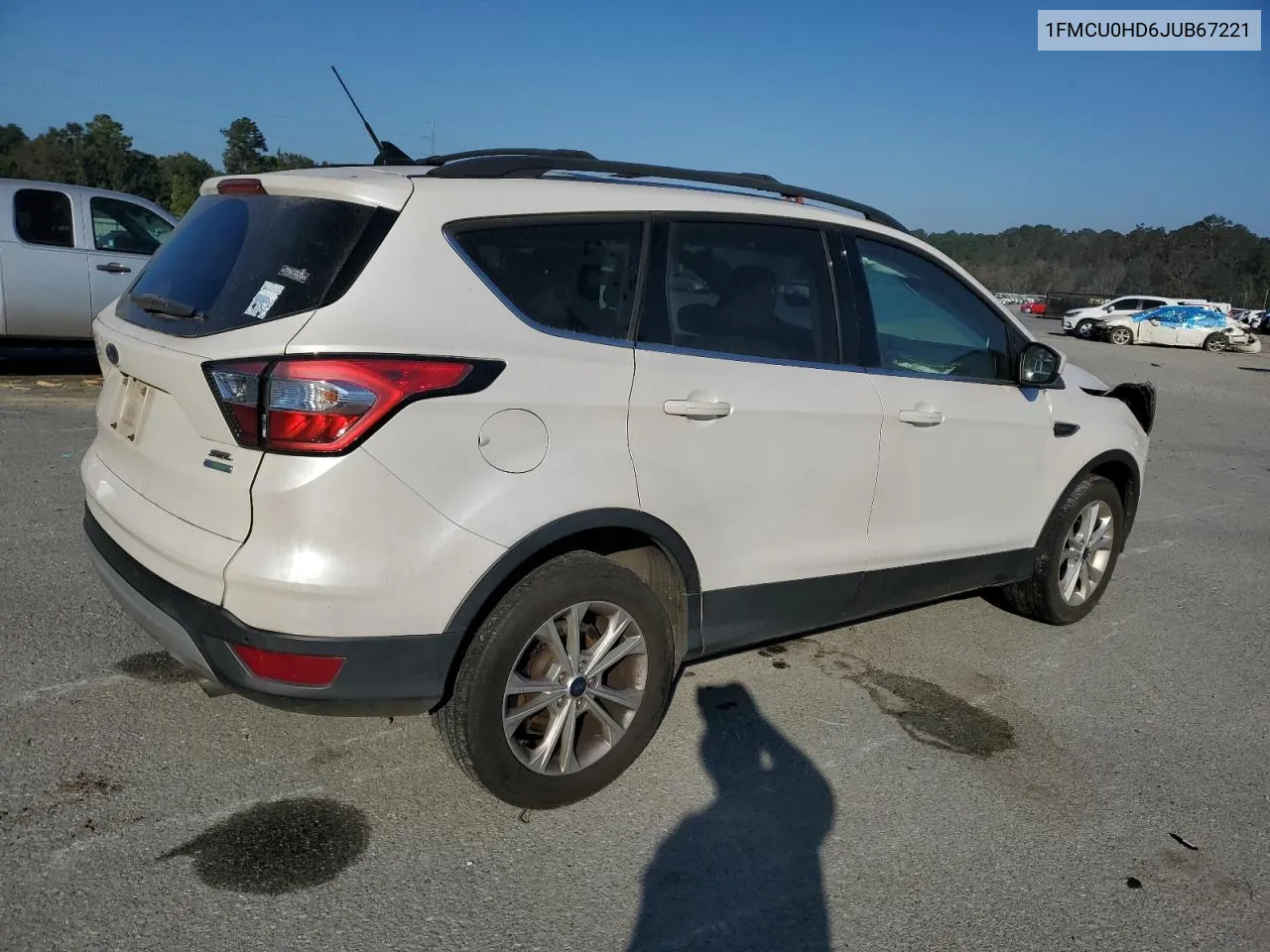 2018 Ford Escape Sel VIN: 1FMCU0HD6JUB67221 Lot: 77873064