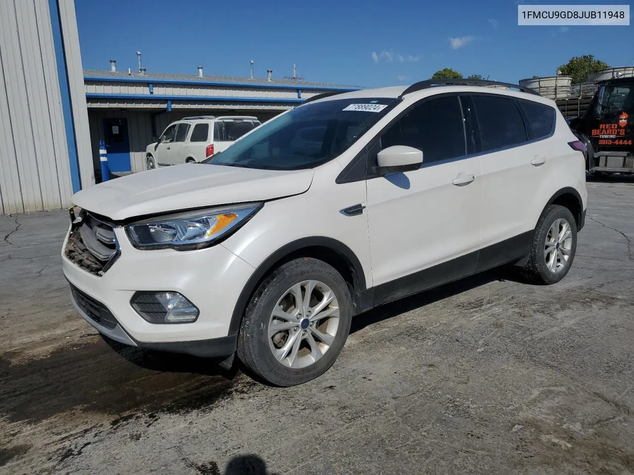 2018 Ford Escape Se VIN: 1FMCU9GD8JUB11948 Lot: 77889024