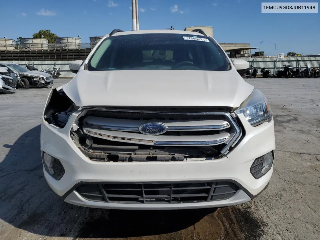 2018 Ford Escape Se VIN: 1FMCU9GD8JUB11948 Lot: 77889024