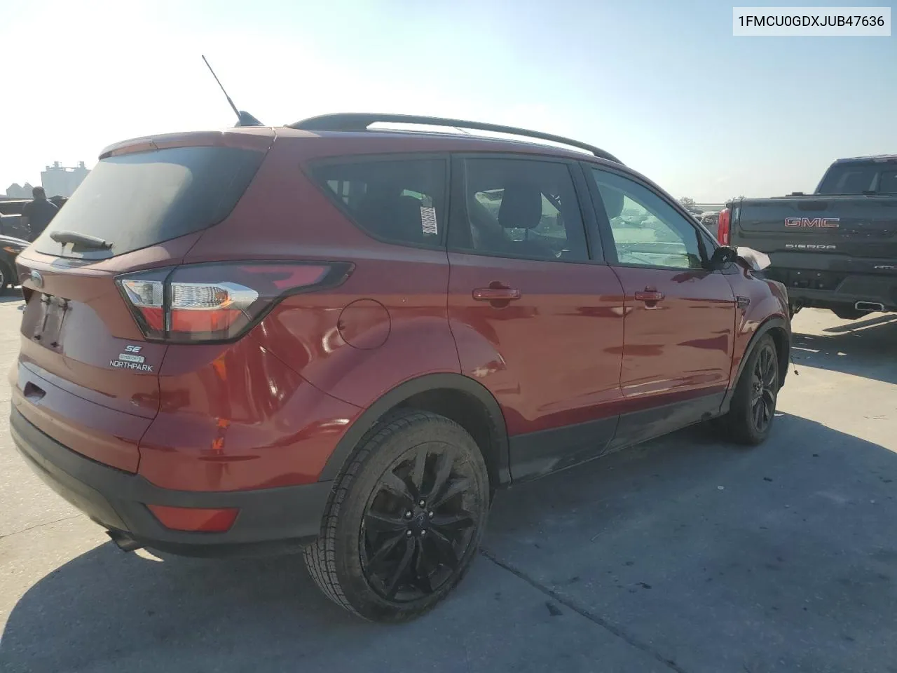 2018 Ford Escape Se VIN: 1FMCU0GDXJUB47636 Lot: 77962994