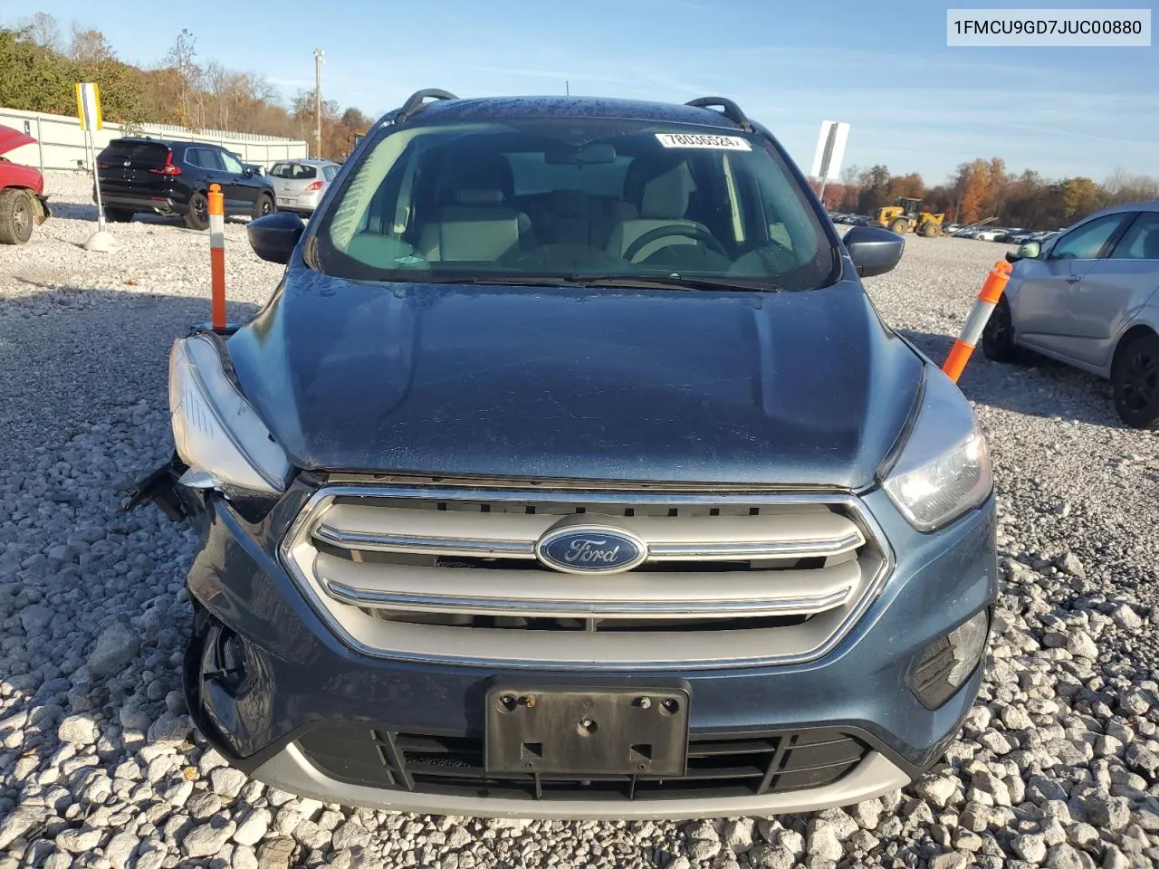 2018 Ford Escape Se VIN: 1FMCU9GD7JUC00880 Lot: 78036524