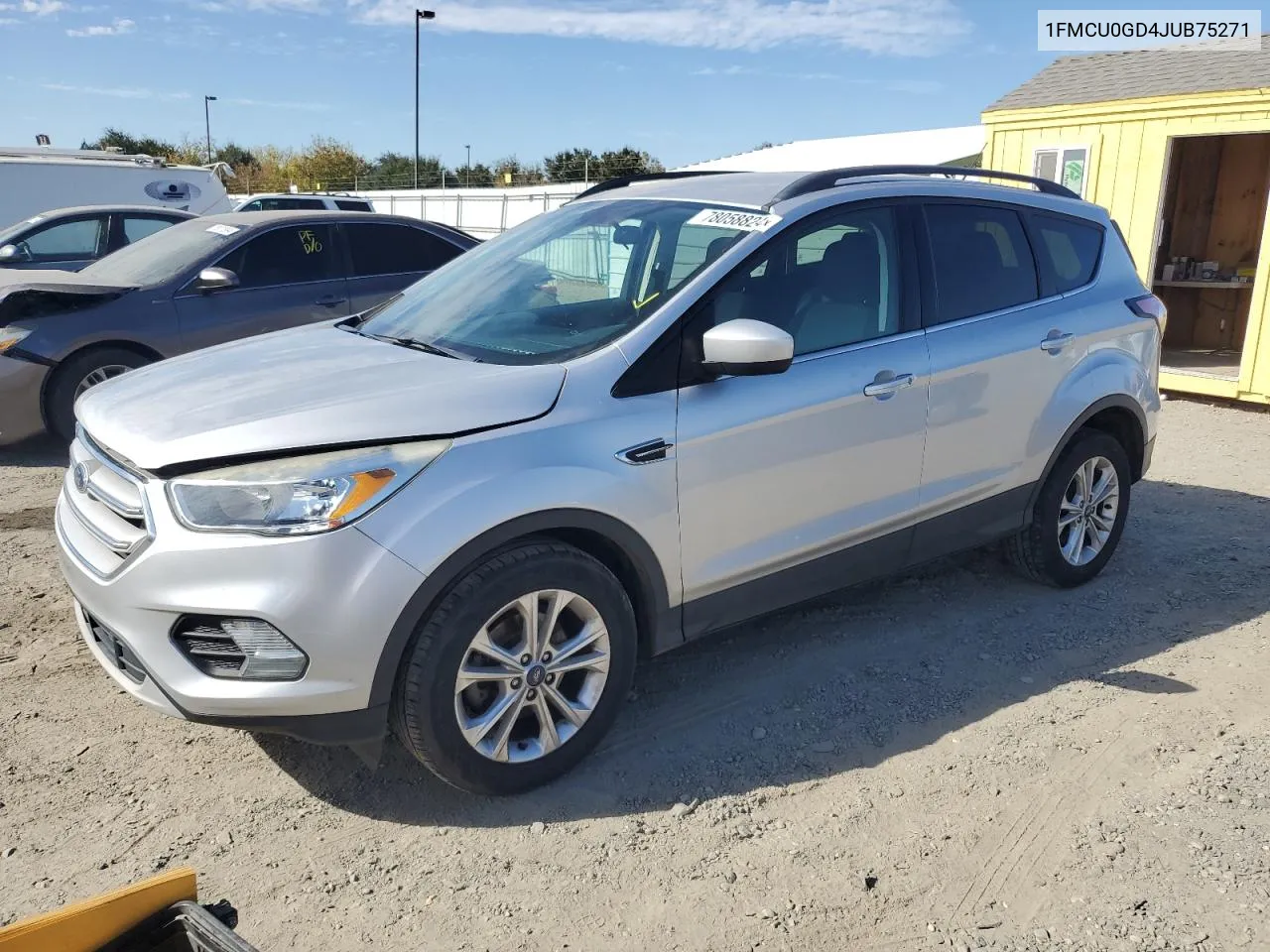 2018 Ford Escape Se VIN: 1FMCU0GD4JUB75271 Lot: 78058824