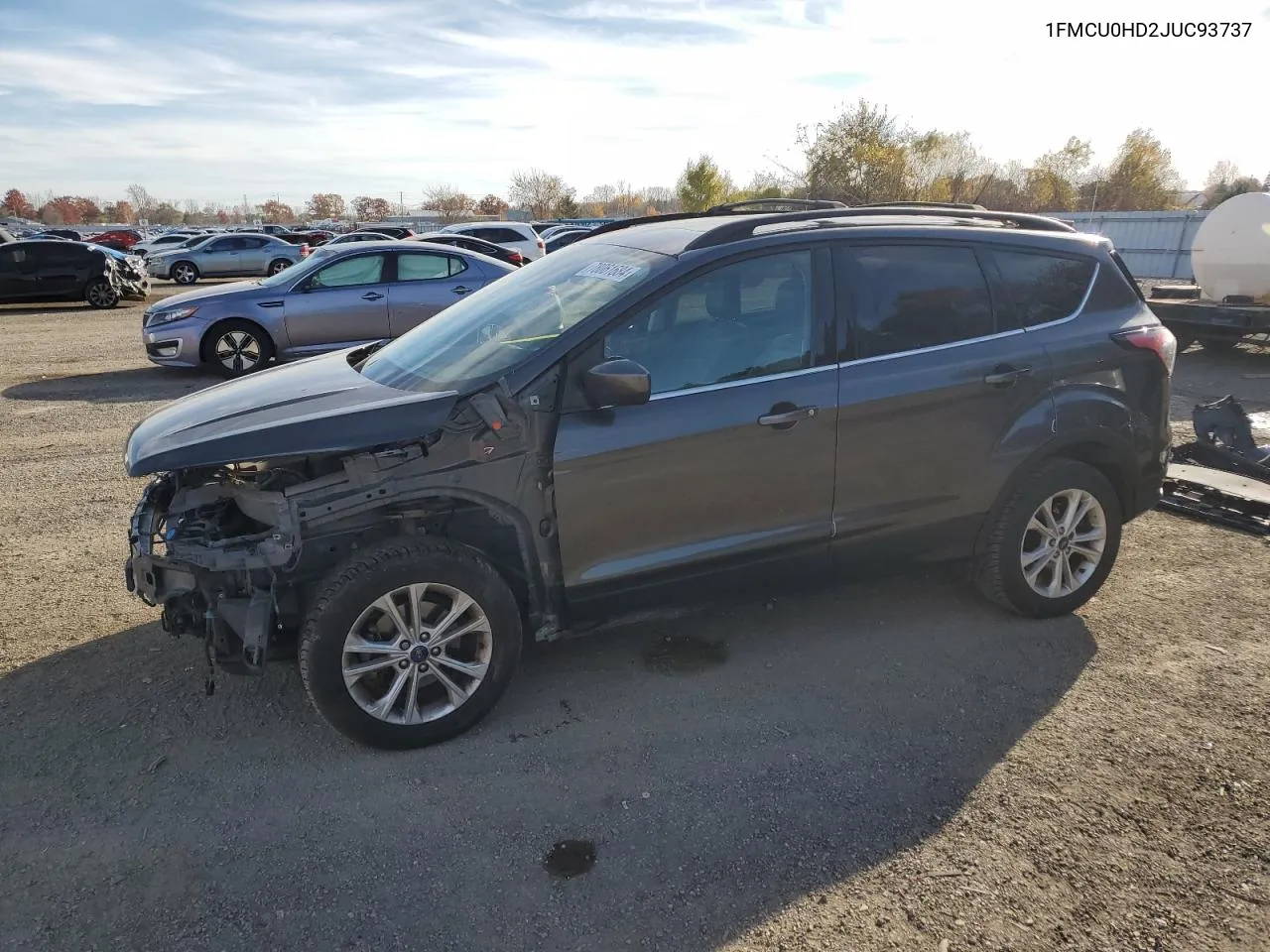 2018 Ford Escape Sel VIN: 1FMCU0HD2JUC93737 Lot: 78061684