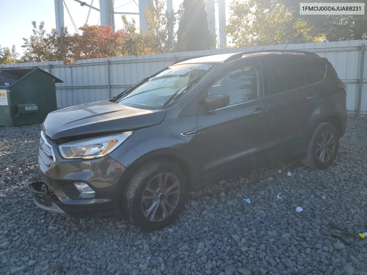 2018 Ford Escape Se VIN: 1FMCU0GD6JUA88231 Lot: 78210704