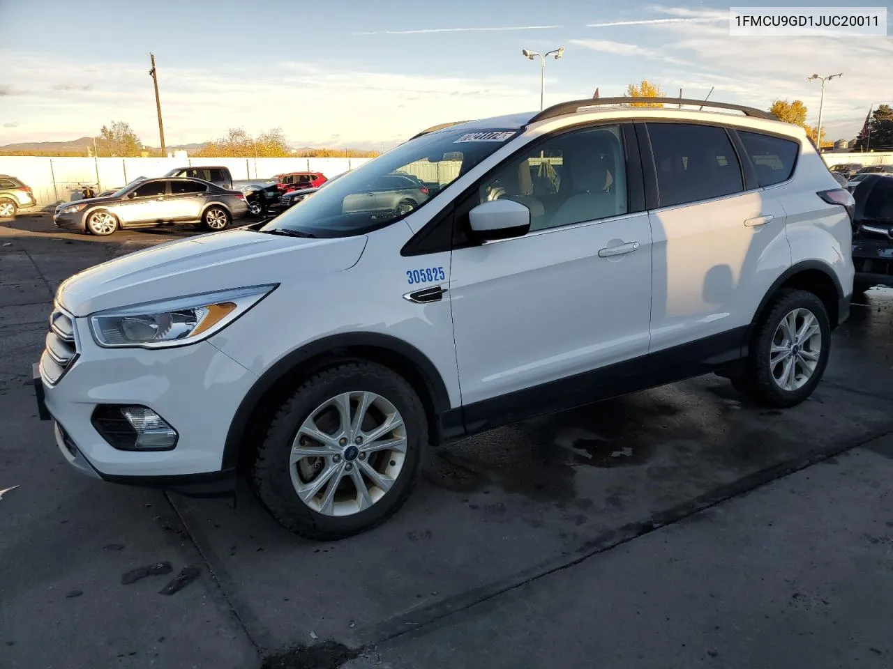 2018 Ford Escape Se VIN: 1FMCU9GD1JUC20011 Lot: 78211774