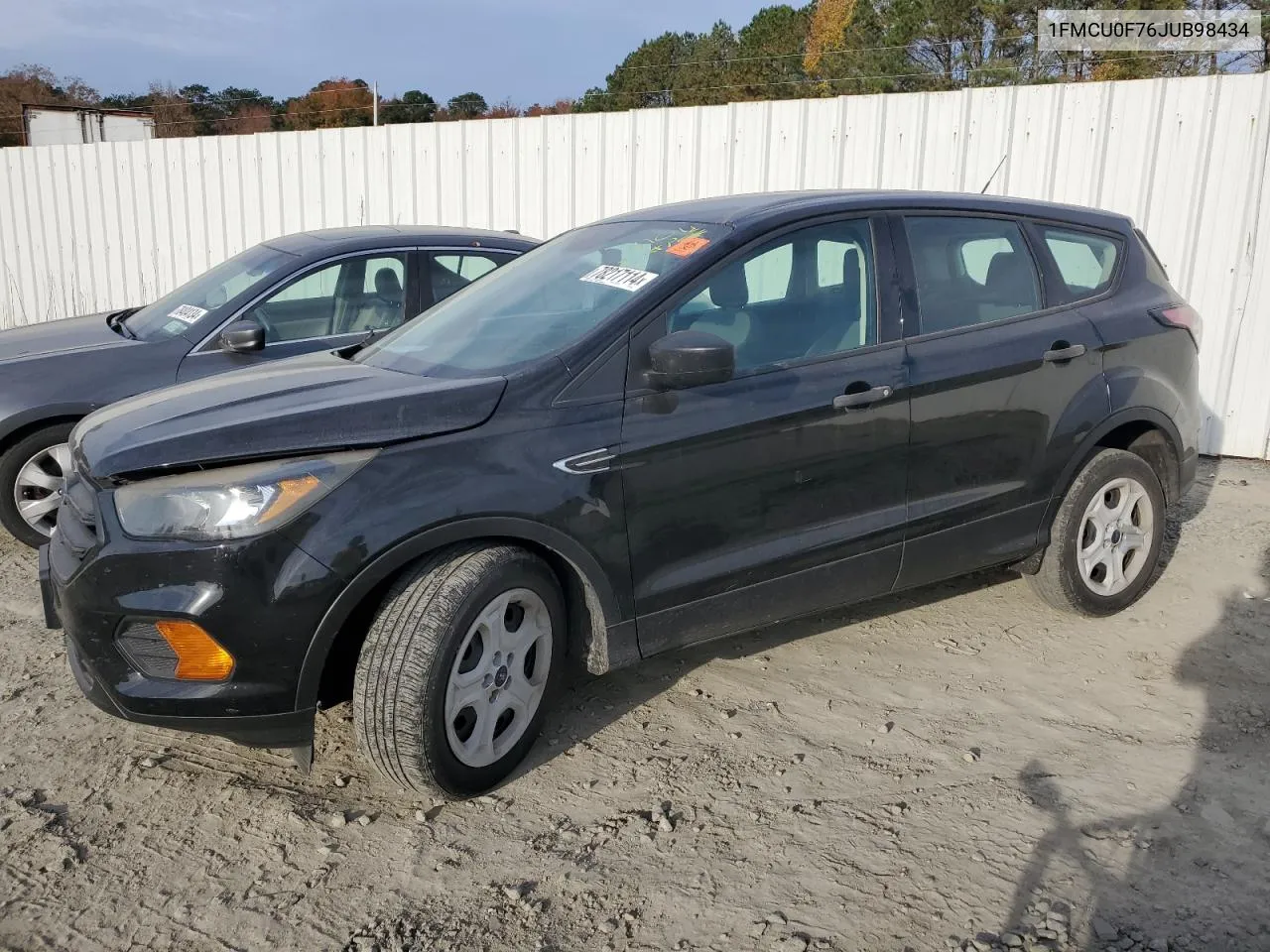 2018 Ford Escape S VIN: 1FMCU0F76JUB98434 Lot: 78217114