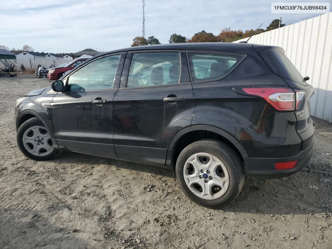 2018 Ford Escape S VIN: 1FMCU0F76JUB98434 Lot: 78217114