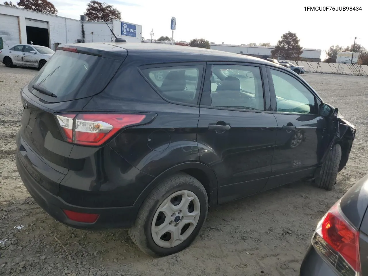 2018 Ford Escape S VIN: 1FMCU0F76JUB98434 Lot: 78217114