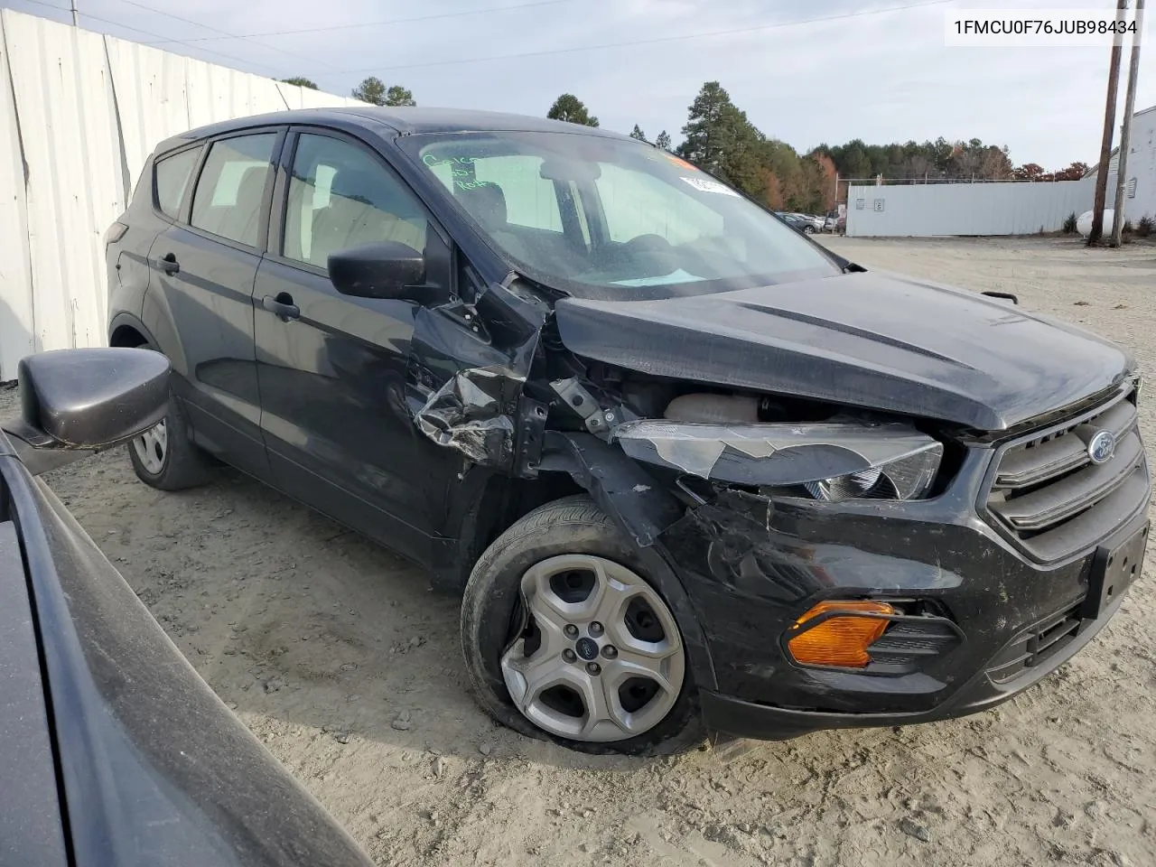 2018 Ford Escape S VIN: 1FMCU0F76JUB98434 Lot: 78217114