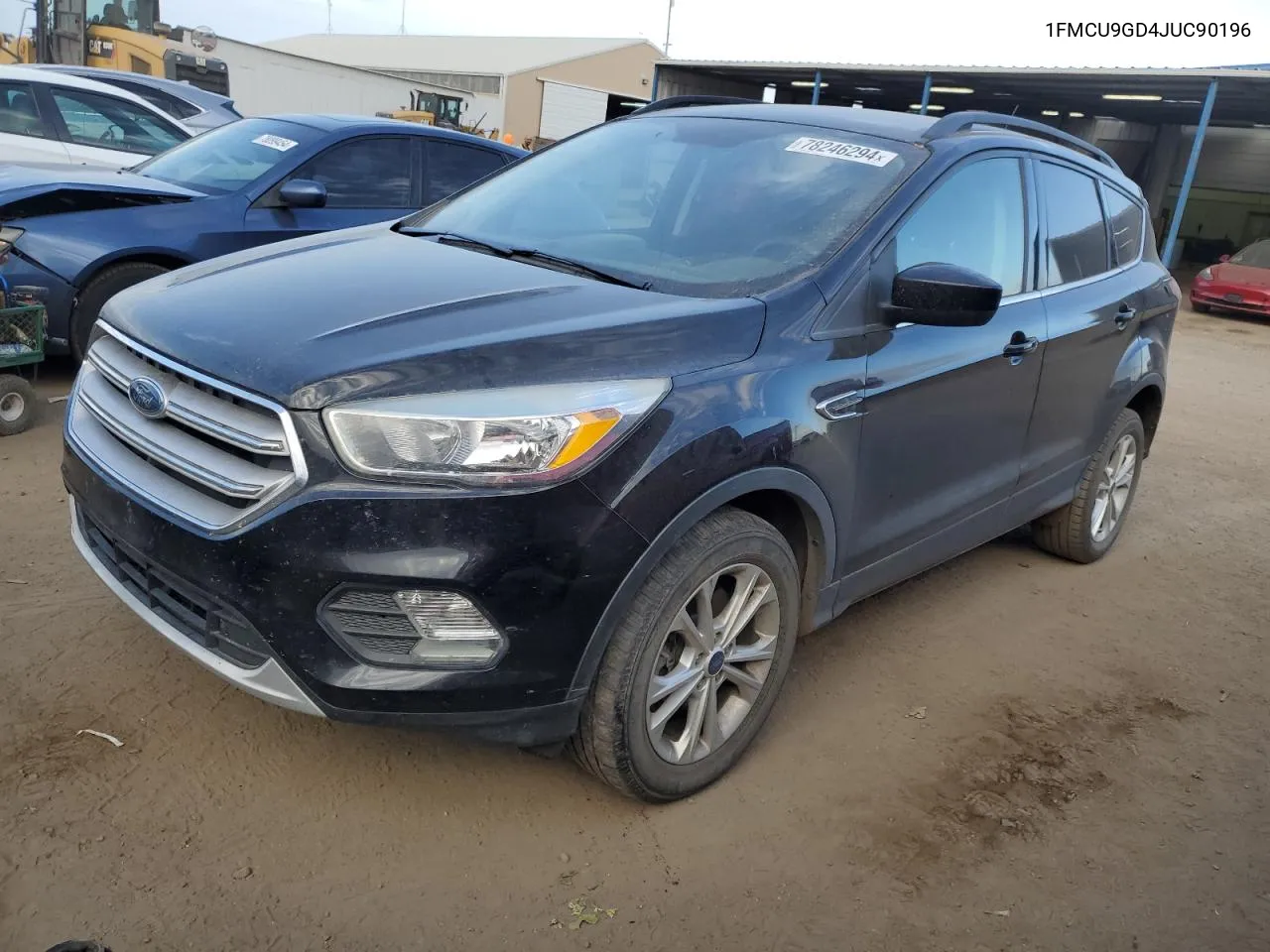 2018 Ford Escape Se VIN: 1FMCU9GD4JUC90196 Lot: 78246294